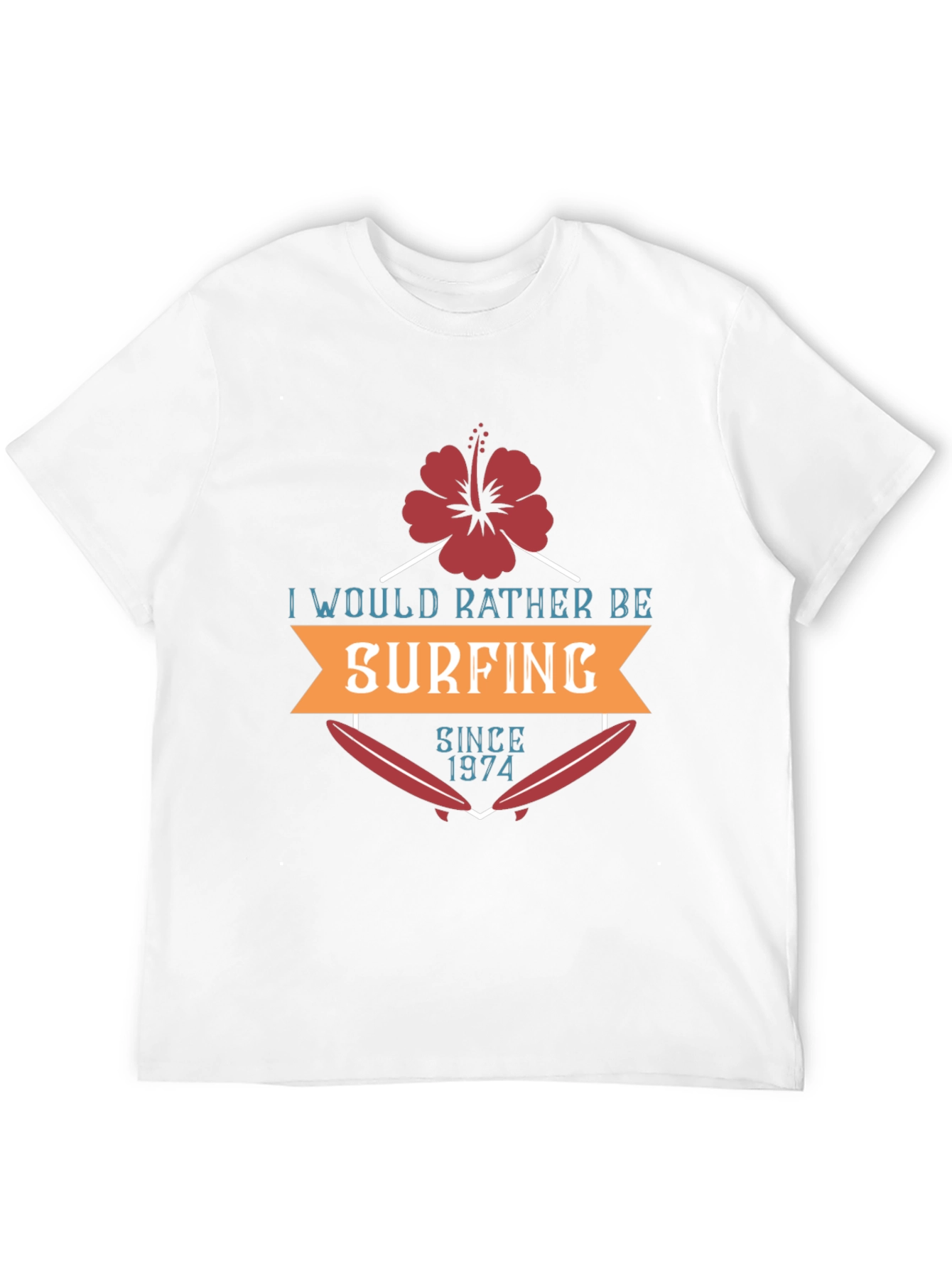 Surfing Since 1974 T-Shirt | Retro Beach Vibes