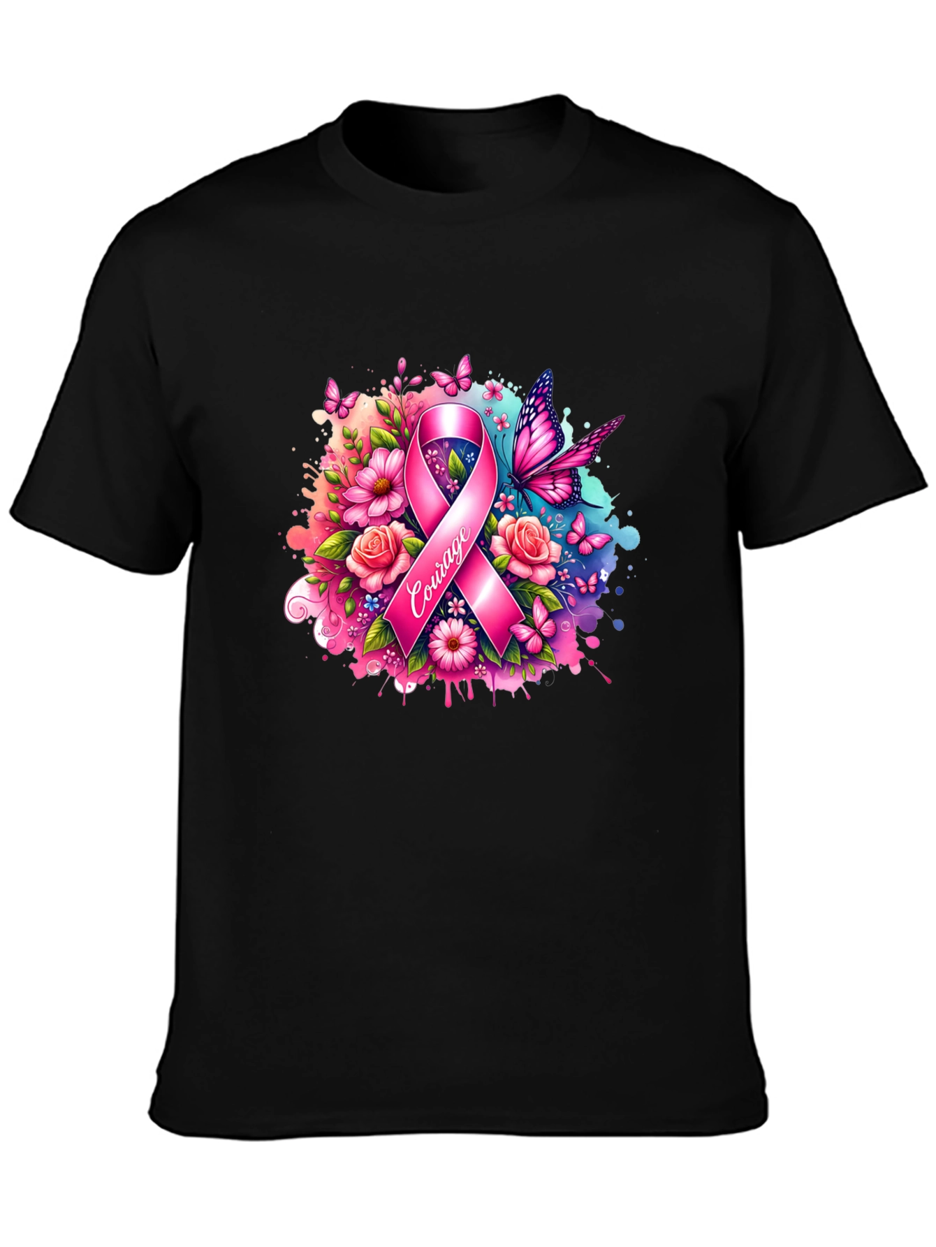 Courage Breast Cancer Awareness T-Shirt