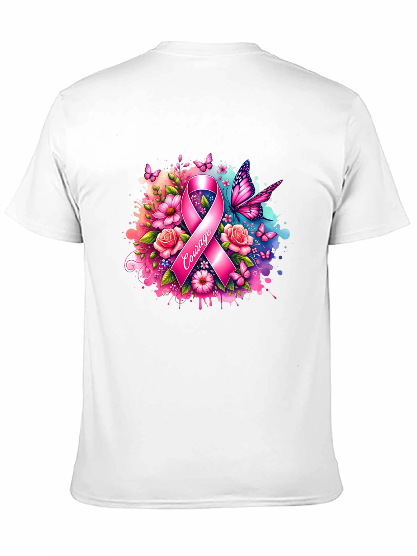 Courage Breast Cancer Awareness T-Shirt