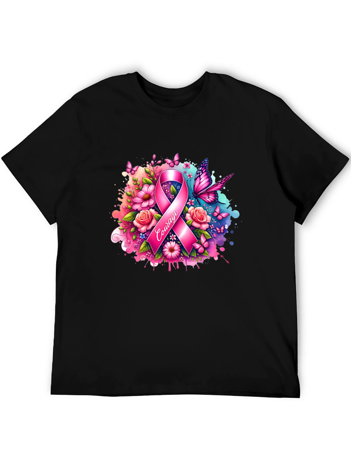 Courage Breast Cancer Awareness T-Shirt