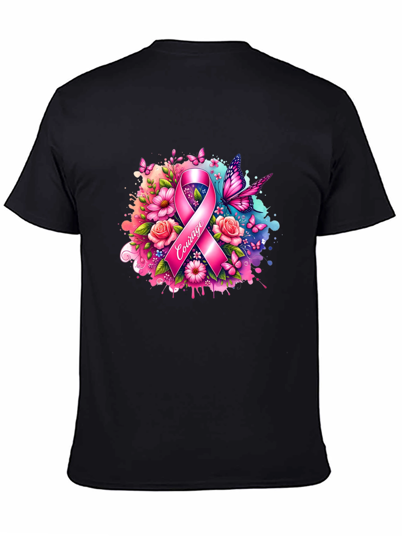 Courage Breast Cancer Awareness T-Shirt