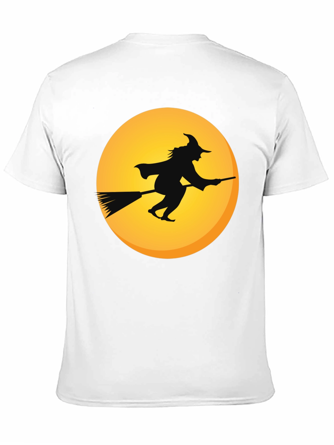 Witch on Broomstick T-Shirt - Halloween Apparel