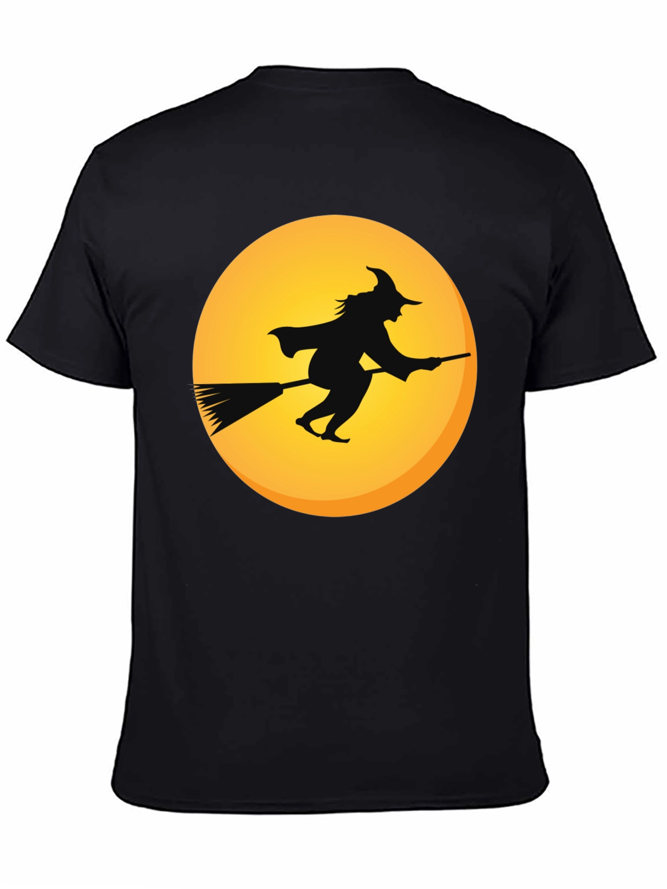 Witch on Broomstick T-Shirt - Halloween Apparel