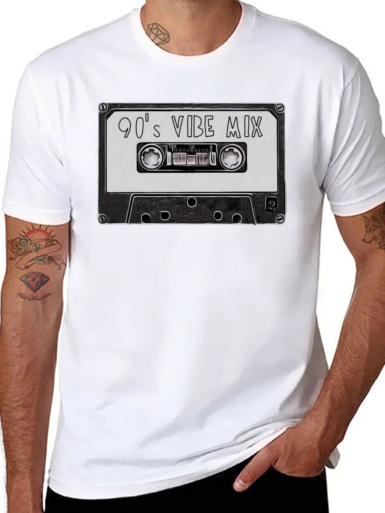 90s Vibe Mix Cassette Graphic T-Shirt