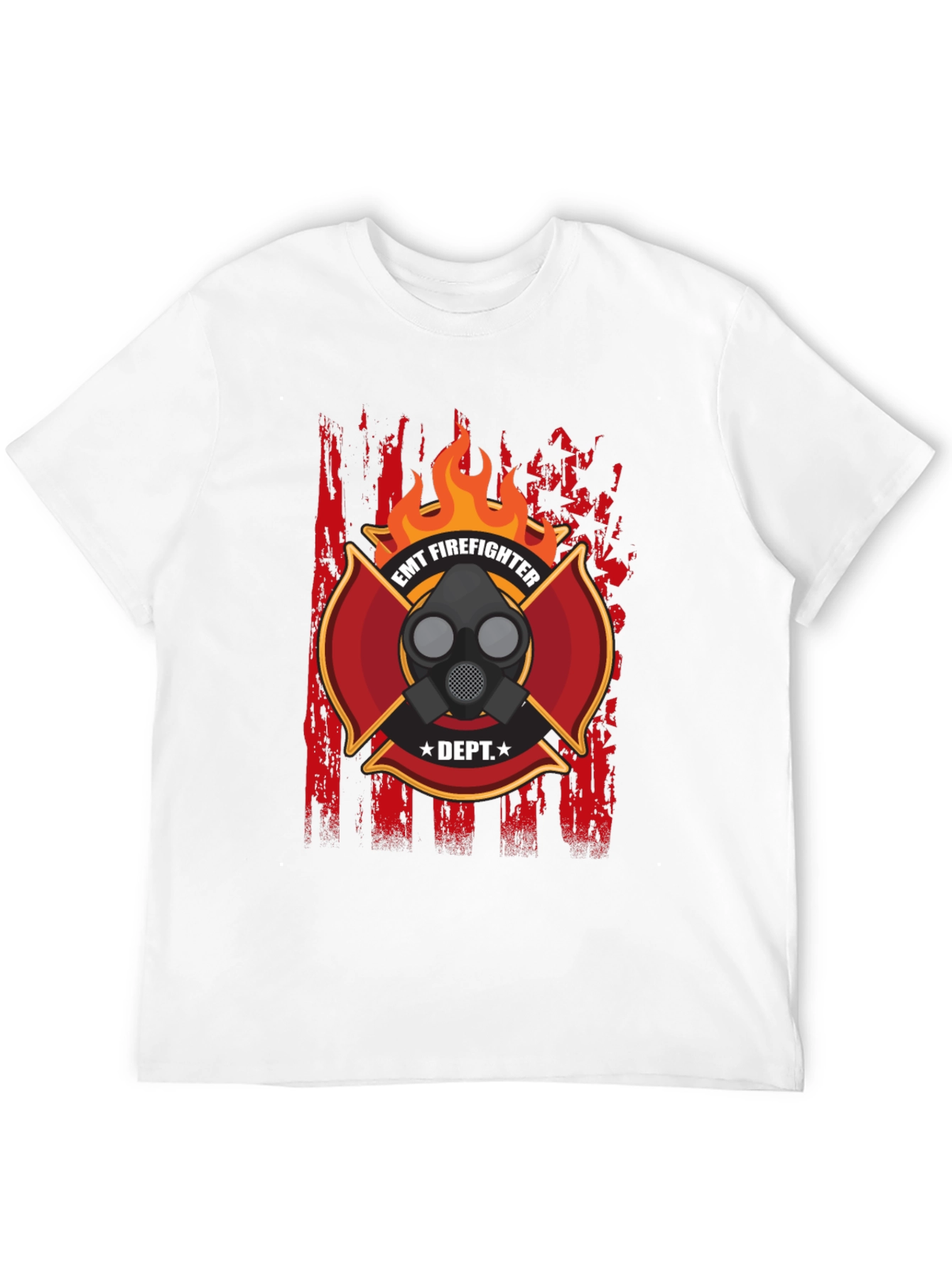 EMT Firefighter T-Shirt - Dept. Design