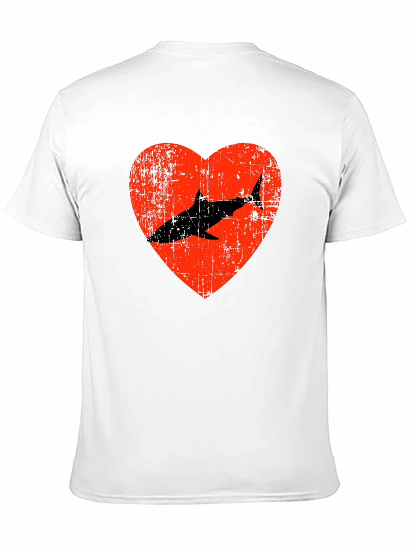 Shark Heart Graphic Tee - Love Sharks T-Shirt