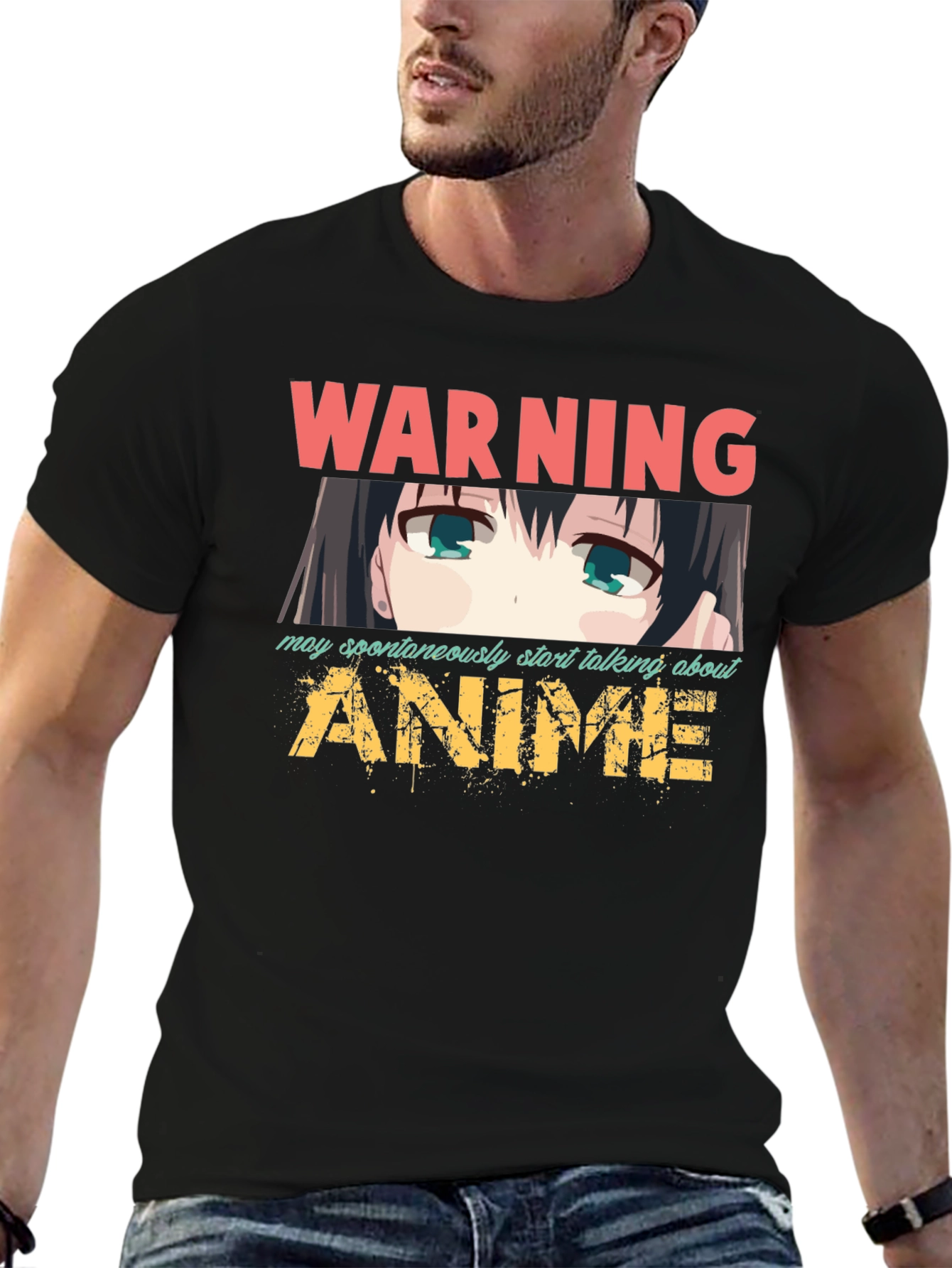 Warning Anime T-Shirt