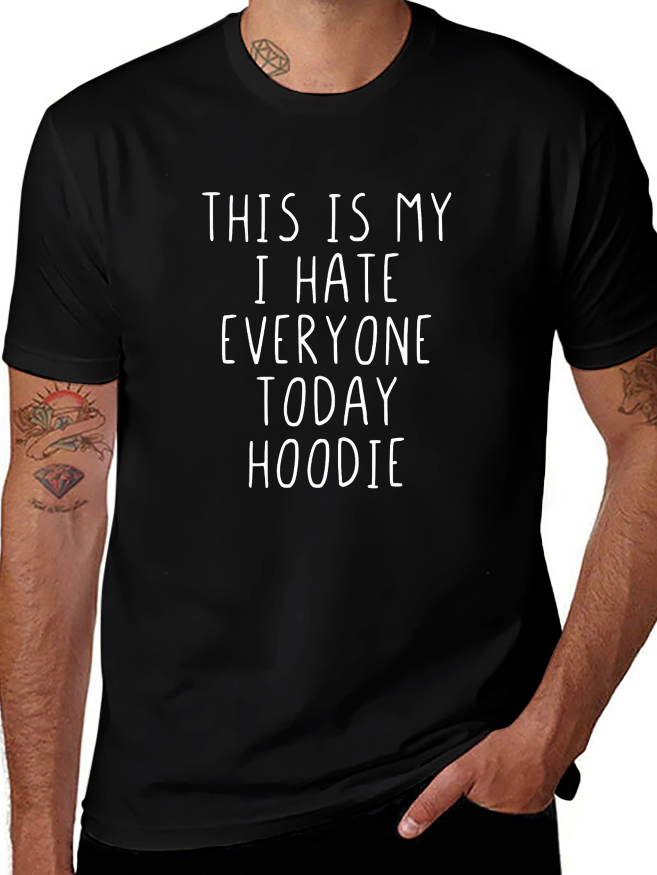I Hate Everyone Today T-Shirt Funny Graphic Tee