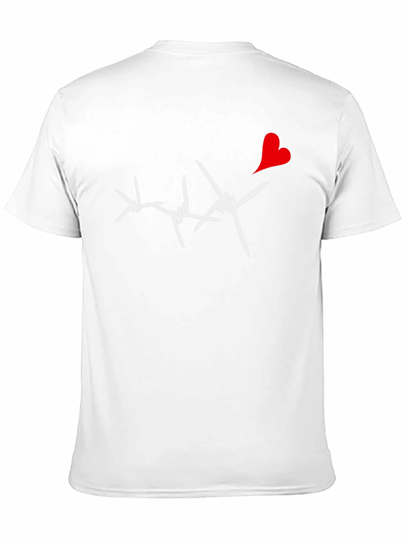 Barbed Heart Graphic Tee - Edgy Love