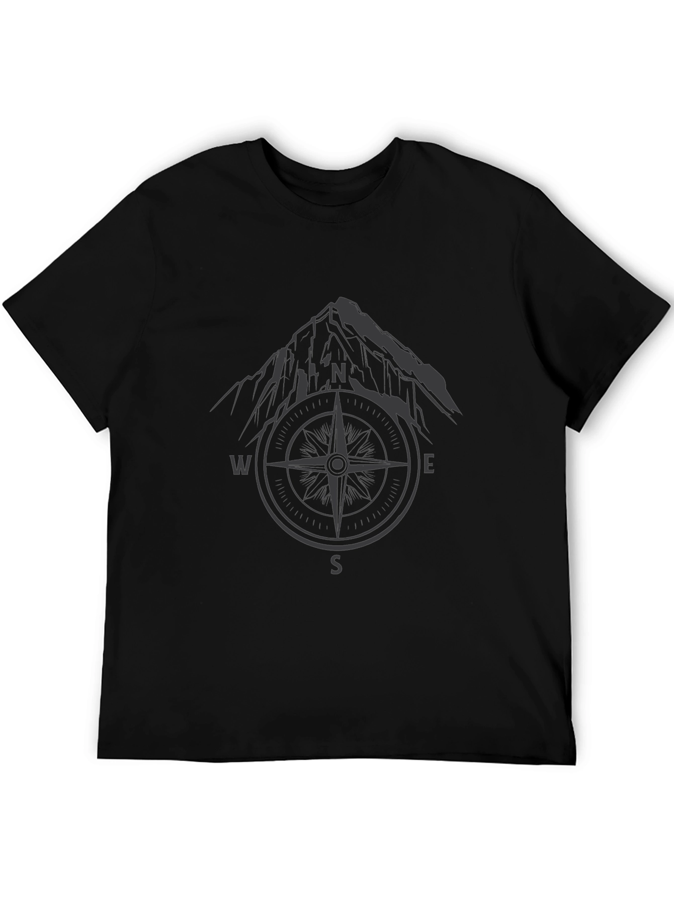 Mountain Compass Graphic Tee - Adventure Awaits!