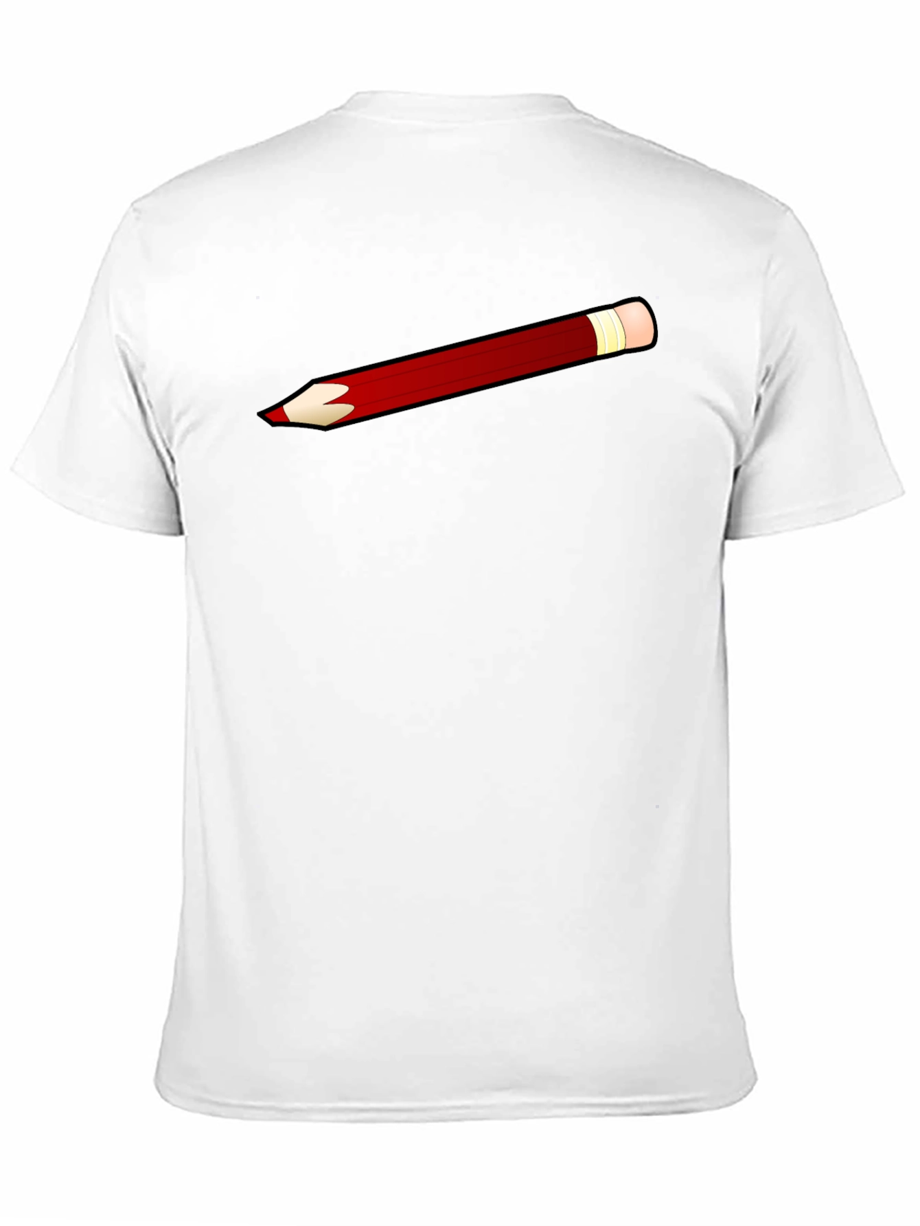 Pencil Graphic Black T-Shirt