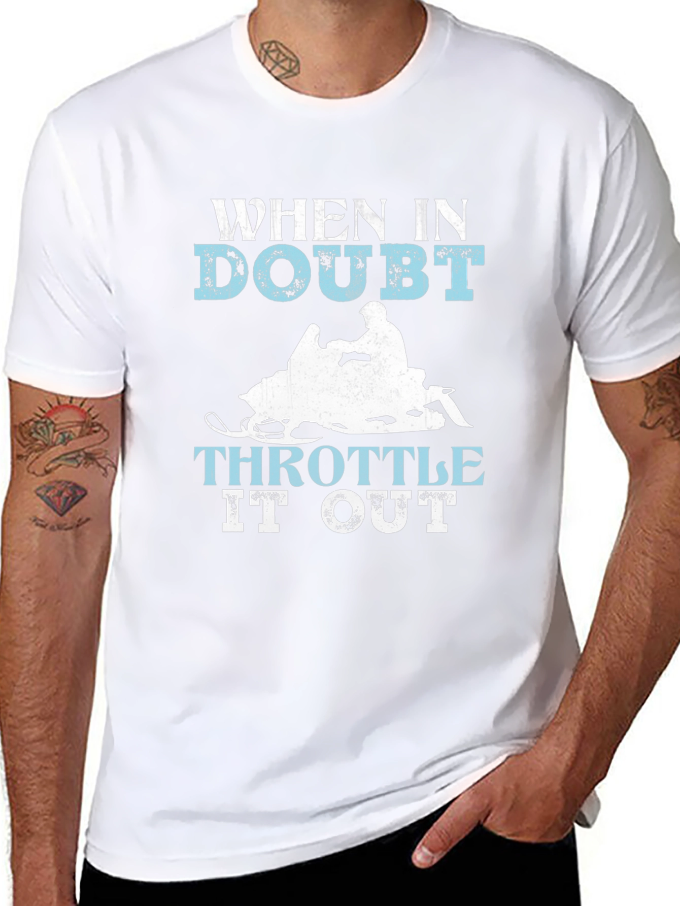 When In Doubt Throttle It Out T-Shirt