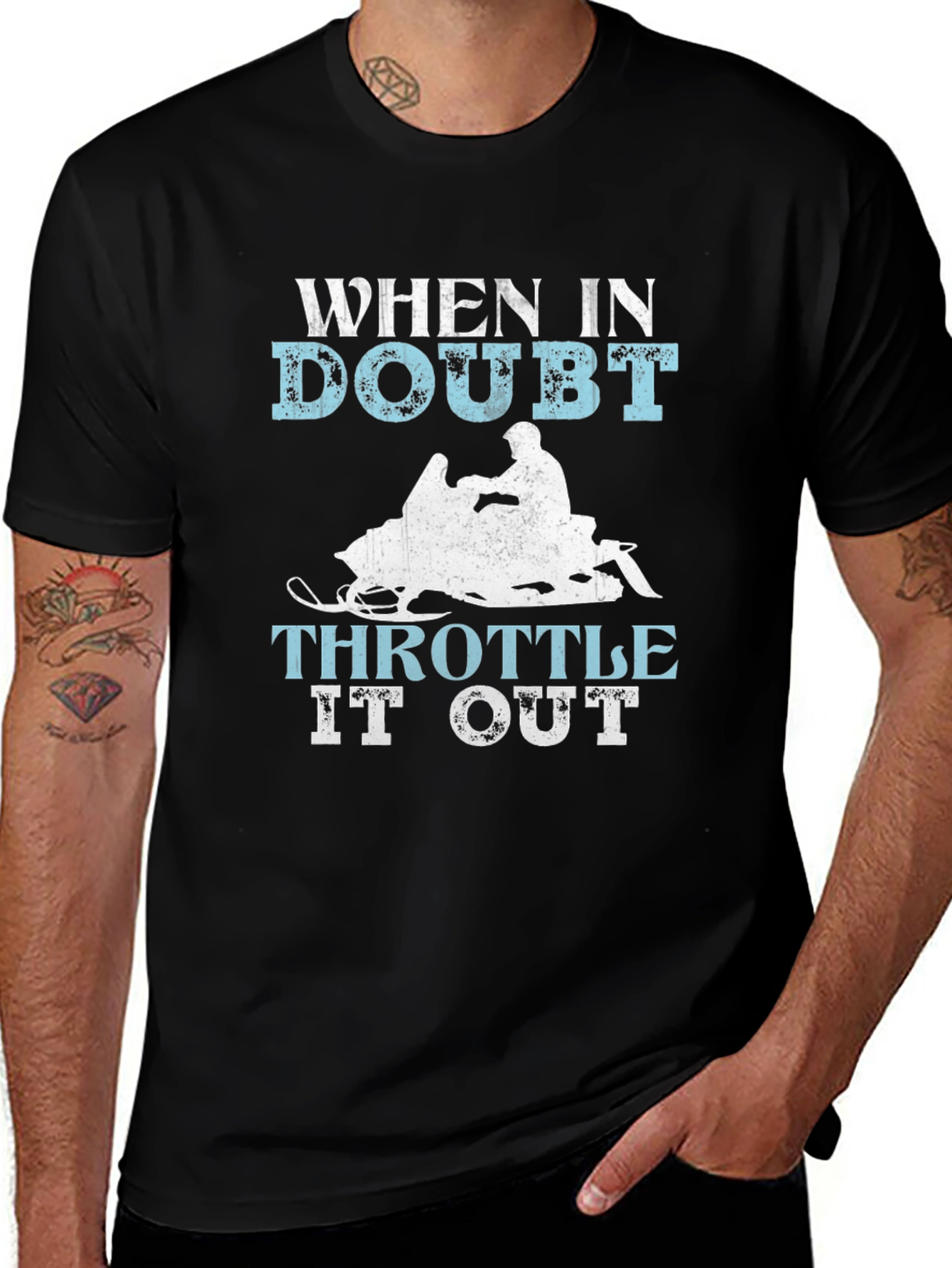 When In Doubt Throttle It Out T-Shirt