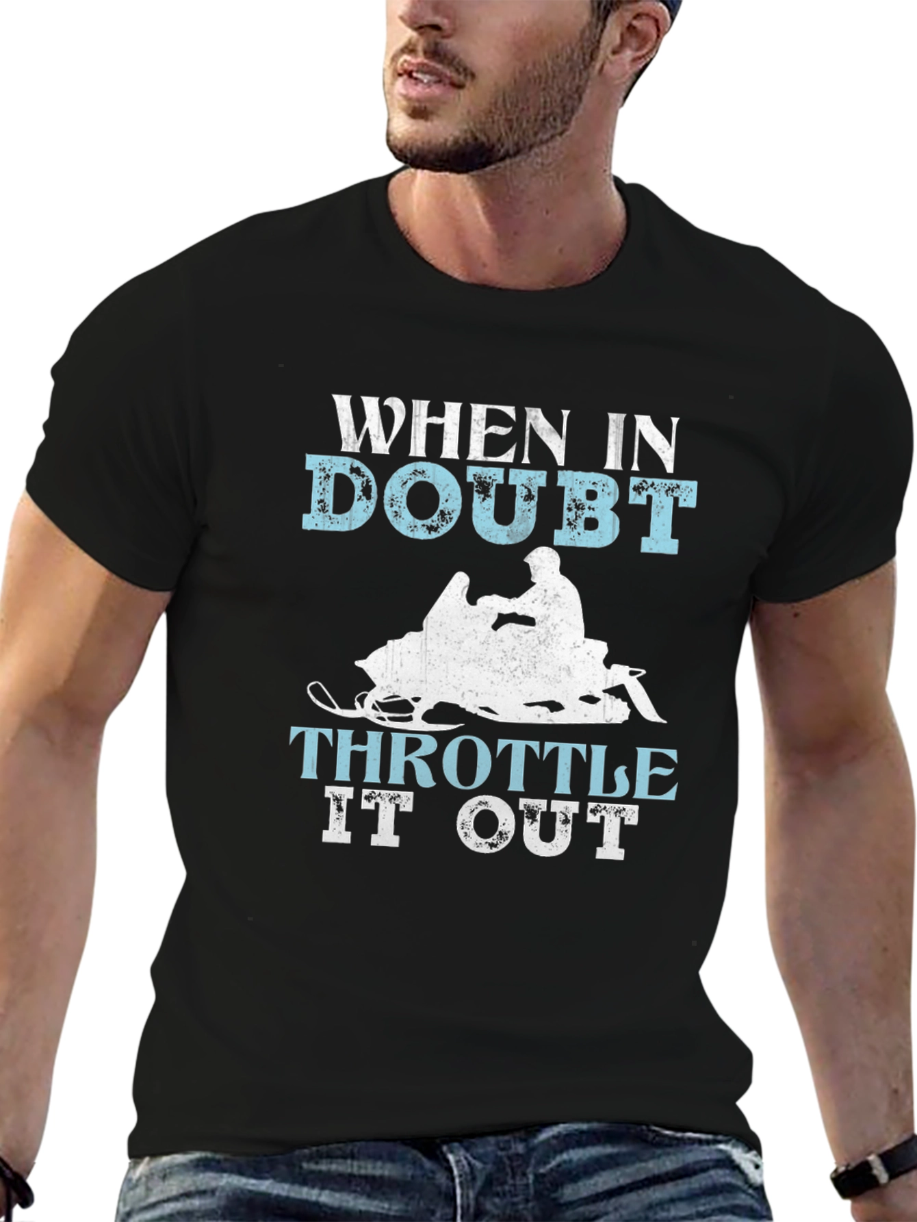 When In Doubt Throttle It Out T-Shirt