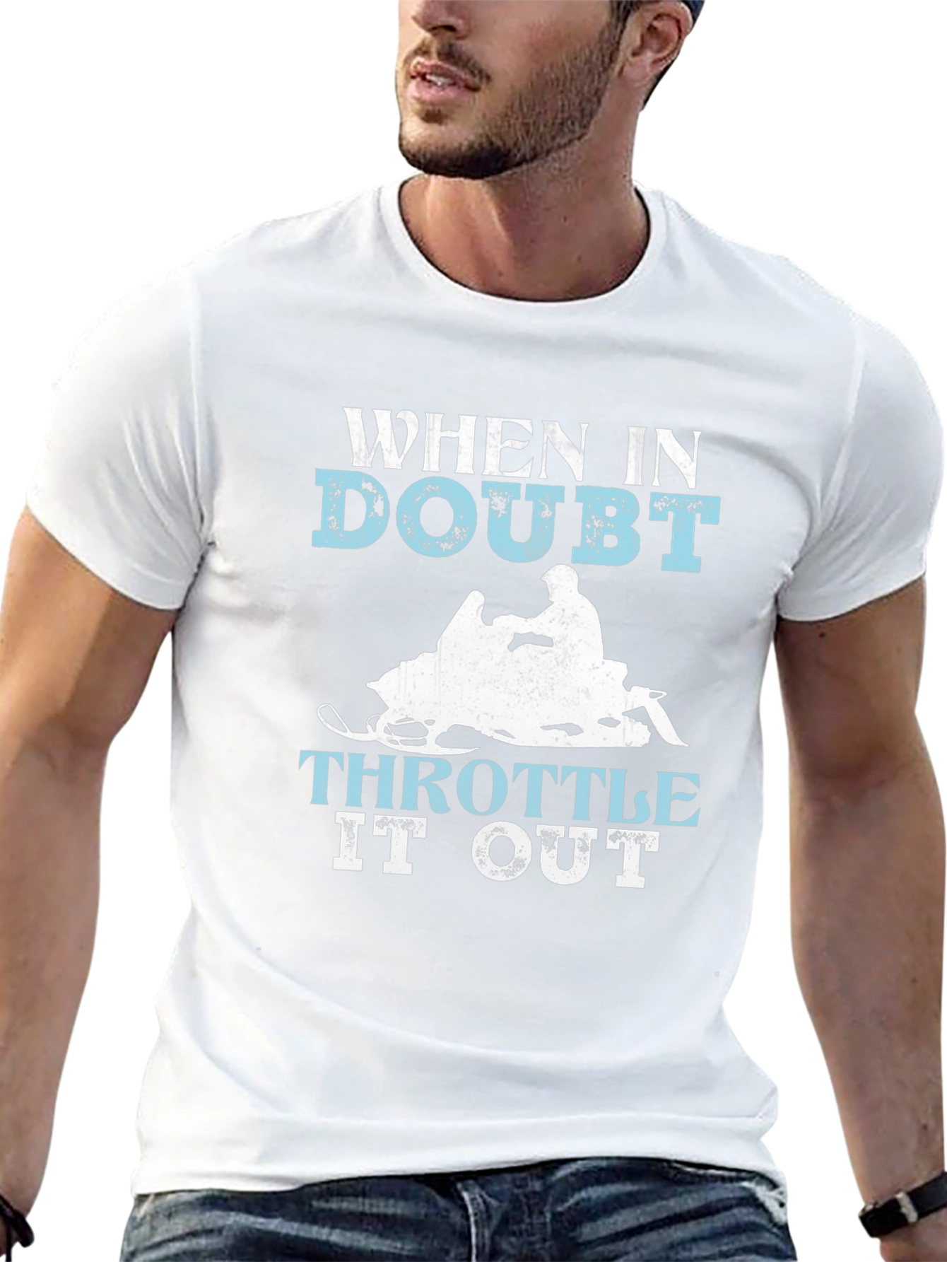 When In Doubt Throttle It Out T-Shirt
