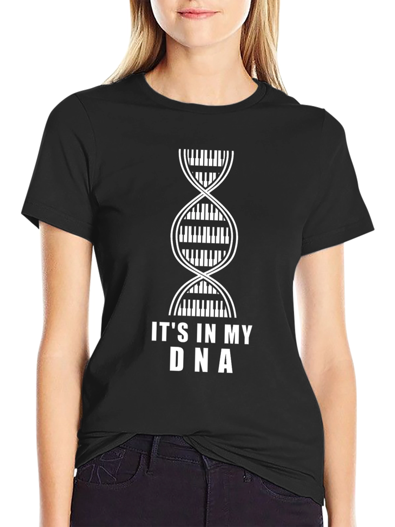Its in My DNA Piano Keys Music T-Shirt