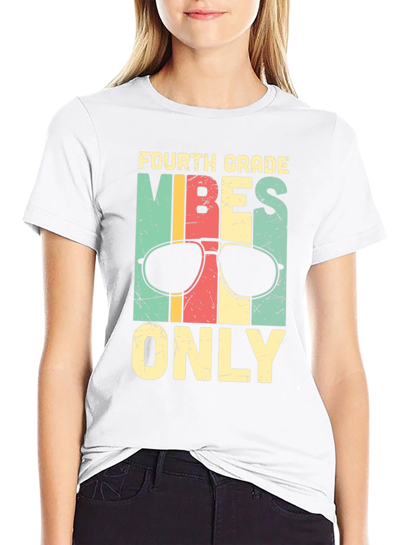 Fourth Grade Vibes Only Graphic Tee