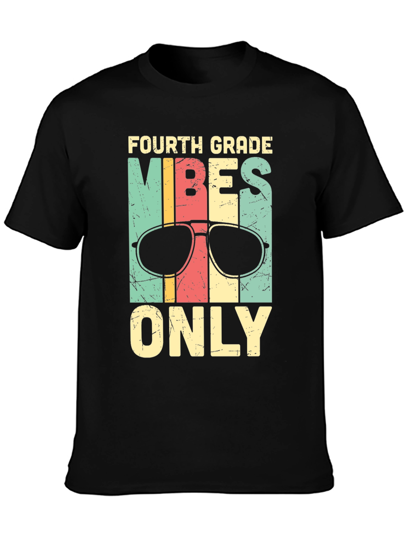 Fourth Grade Vibes Only Graphic Tee