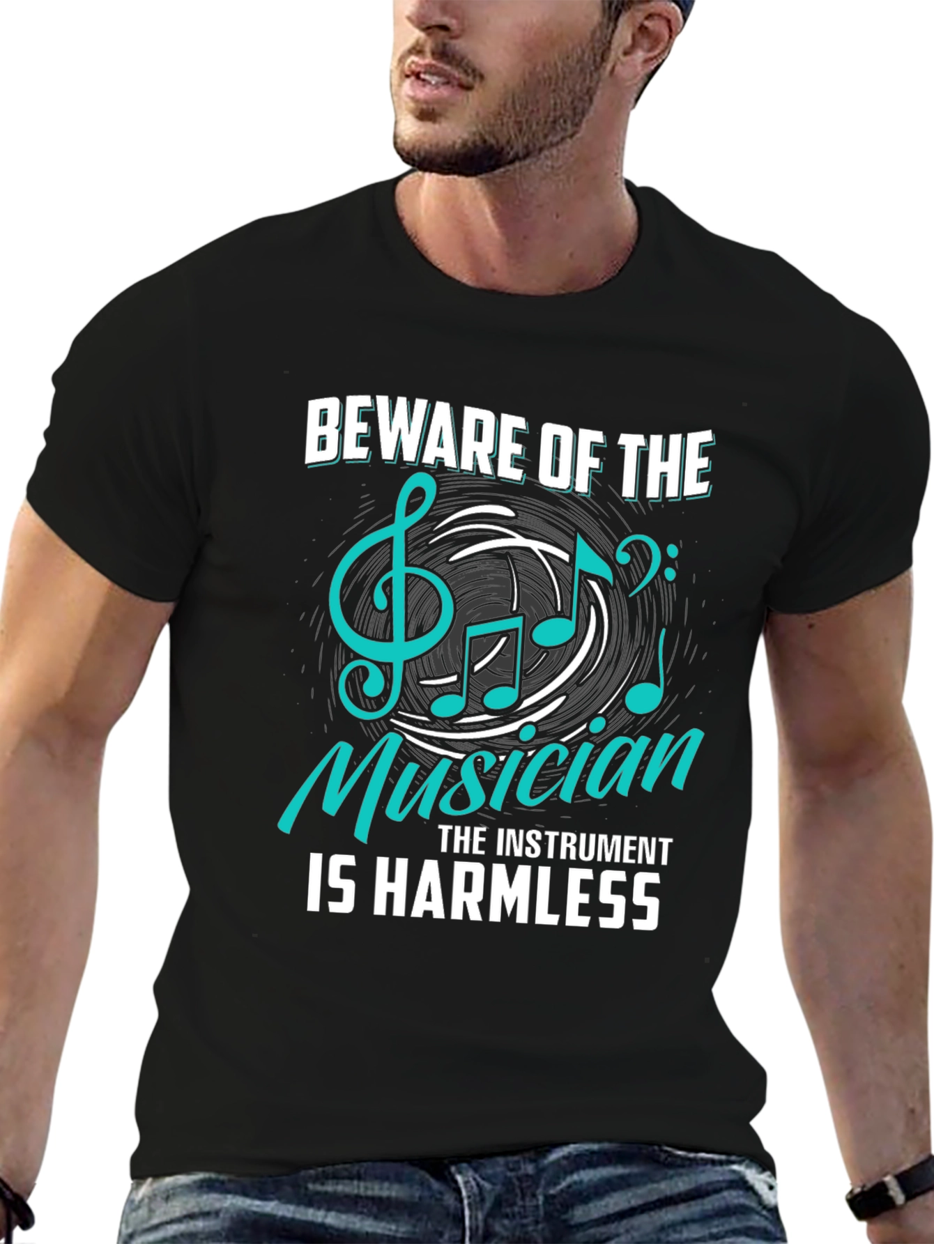Beware of The Musician T-Shirt - Instrument Harmless Tee