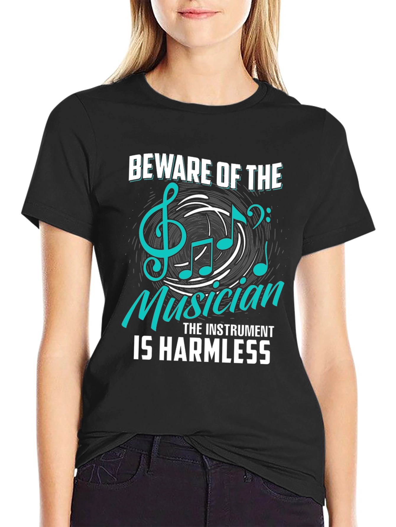 Beware of The Musician T-Shirt - Instrument Harmless Tee