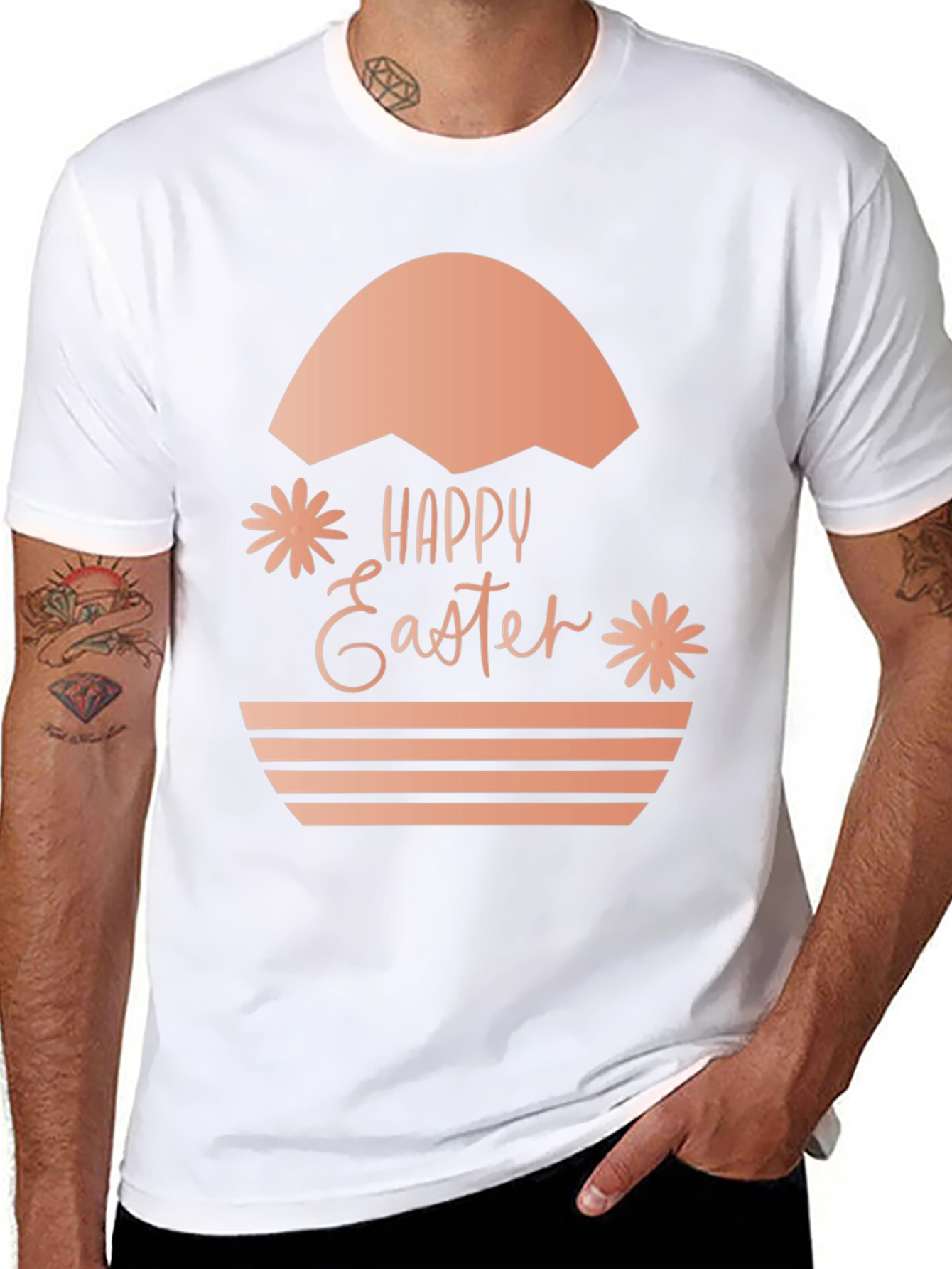 Happy Easter T-Shirt: Easter Egg Design