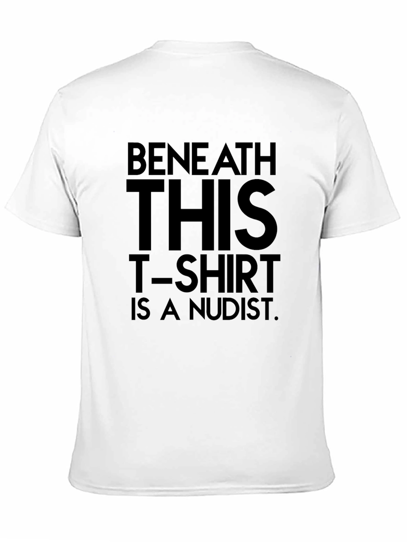 Beneath This T-Shirt Is a Nudist Graphic Tee
