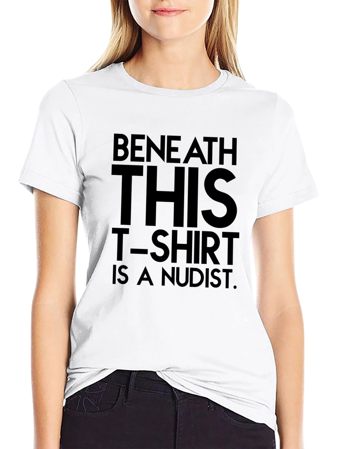 Beneath This T-Shirt Is a Nudist Graphic Tee