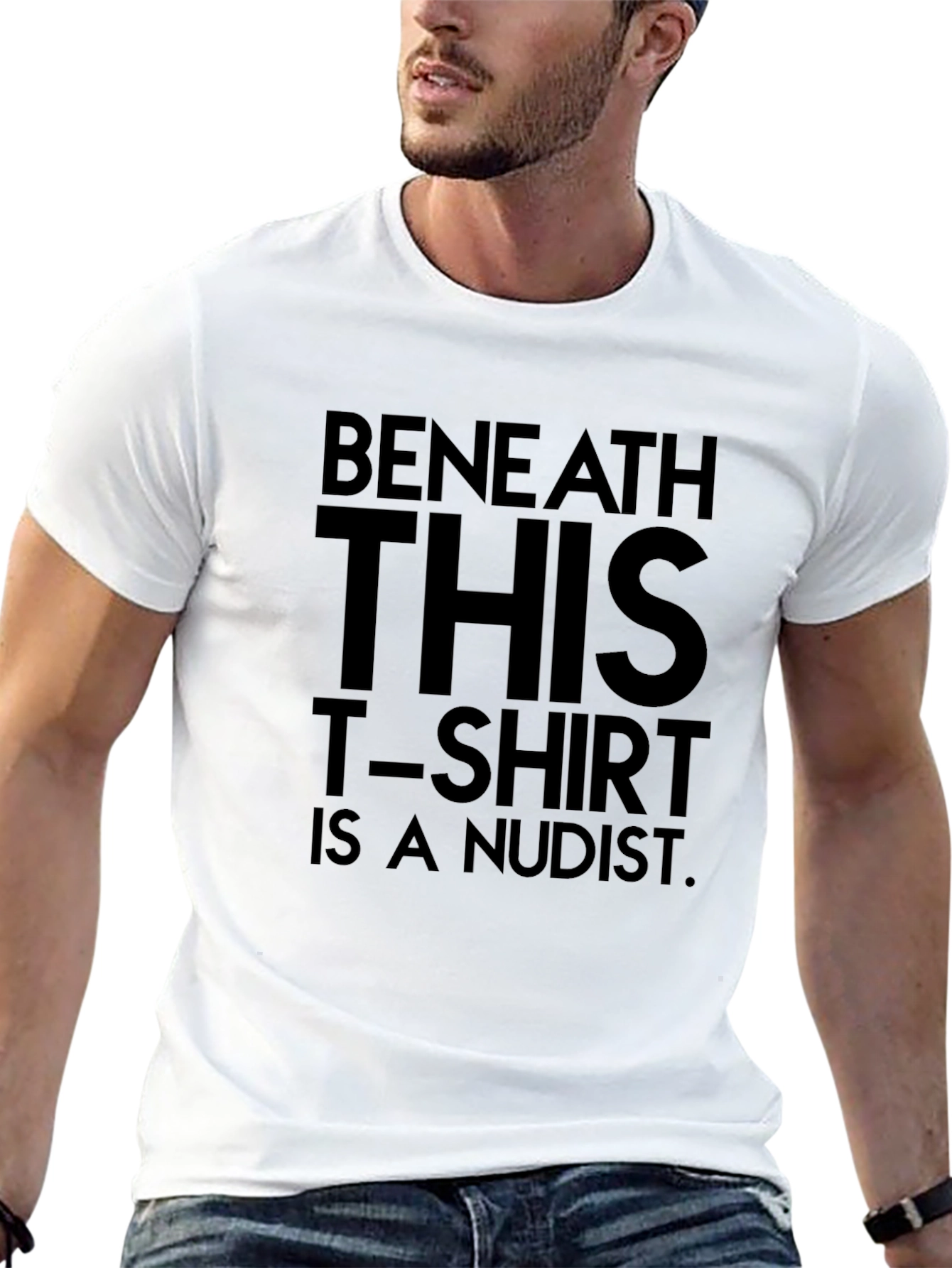 Beneath This T-Shirt Is a Nudist Graphic Tee