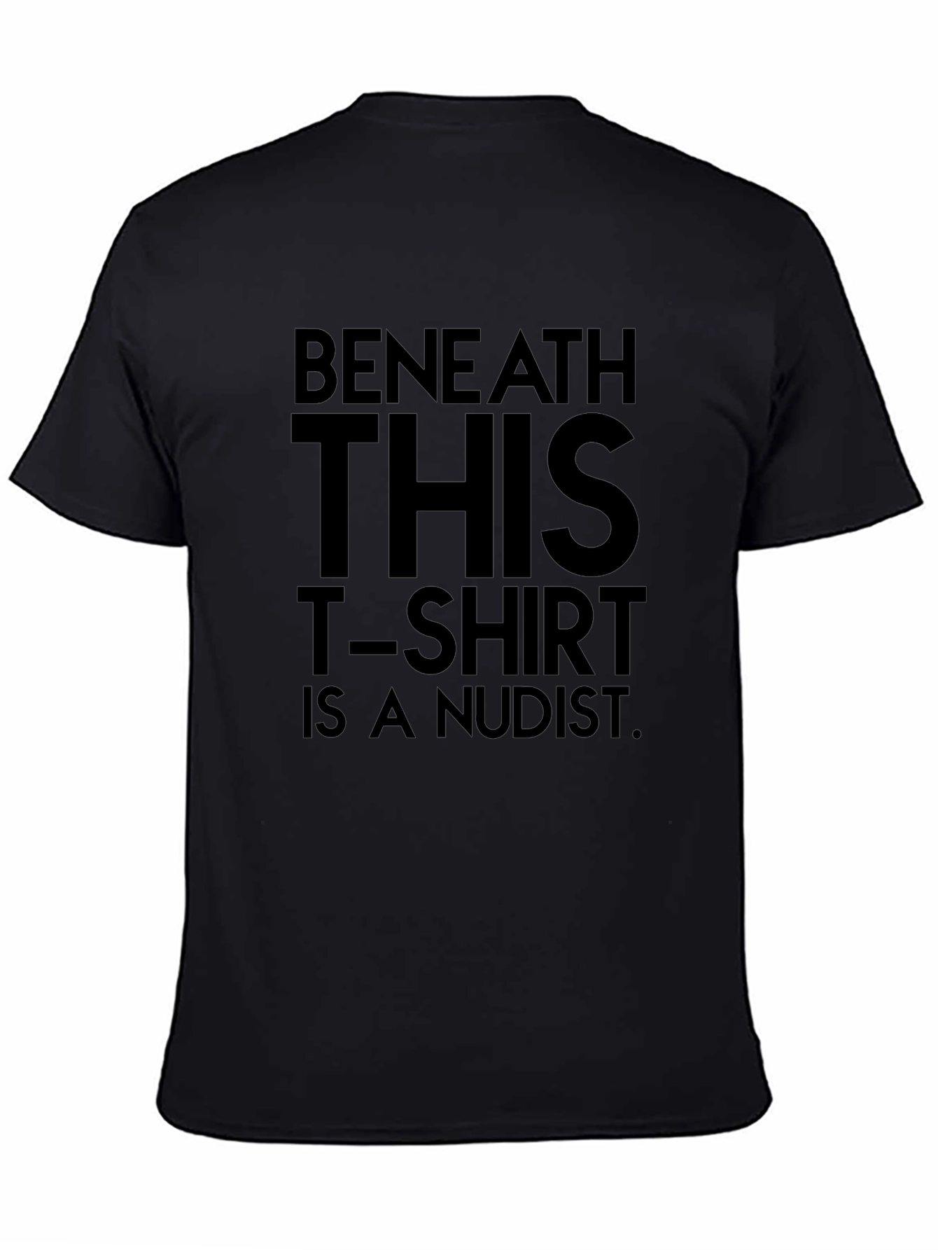 Beneath This T-Shirt Is a Nudist Graphic Tee