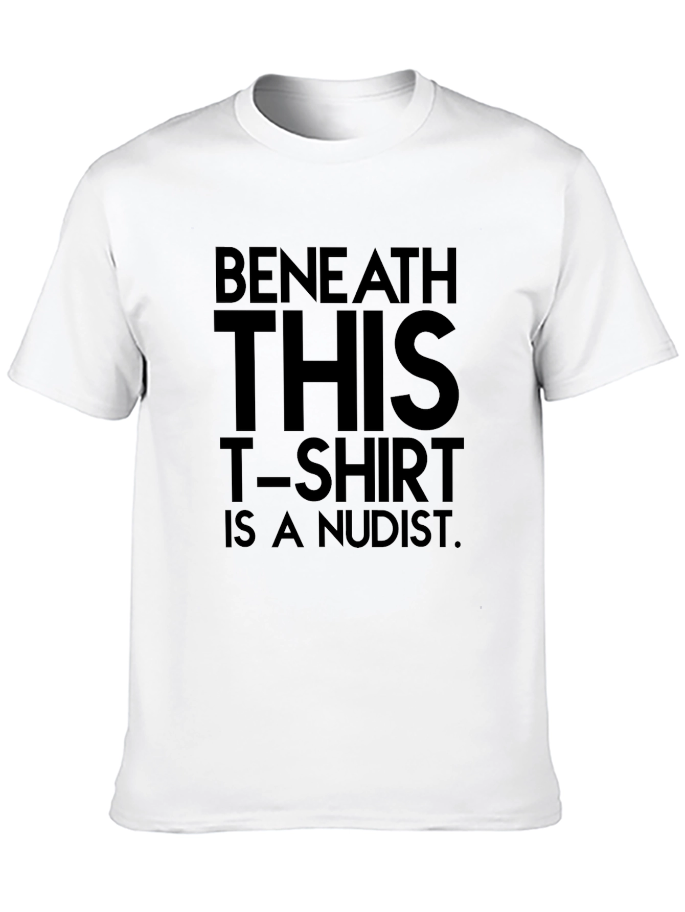 Beneath This T-Shirt Is a Nudist Graphic Tee