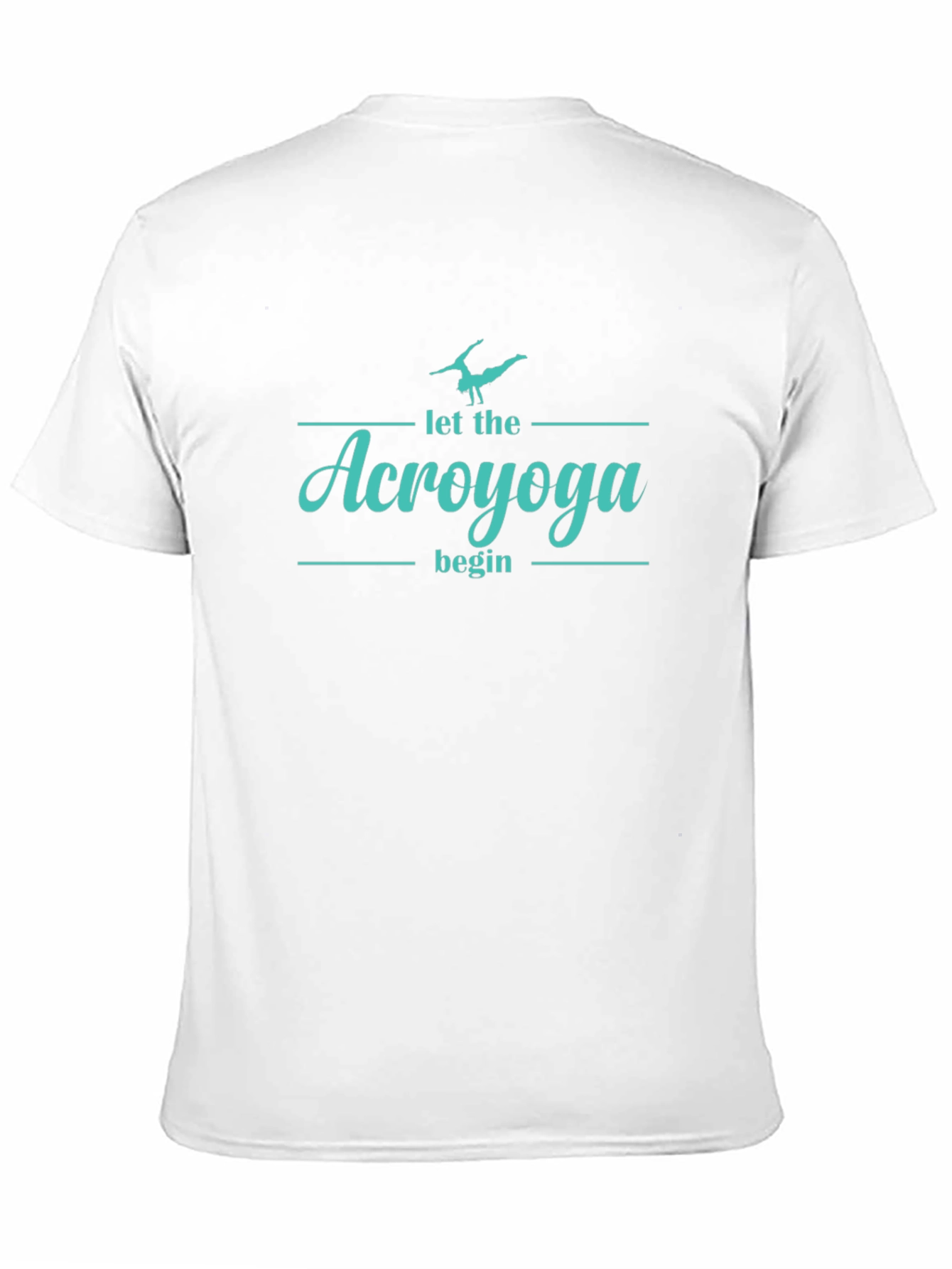 AcroYoga Begin T-Shirt - Yoga Black Cotton