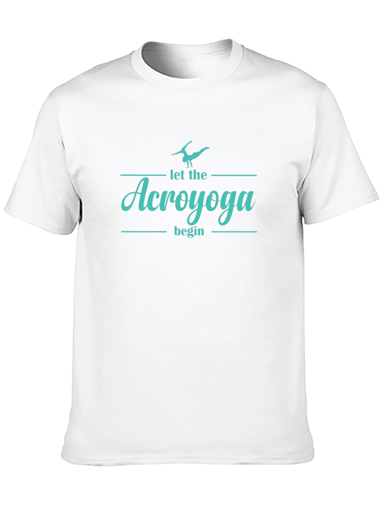AcroYoga Begin T-Shirt - Yoga Black Cotton
