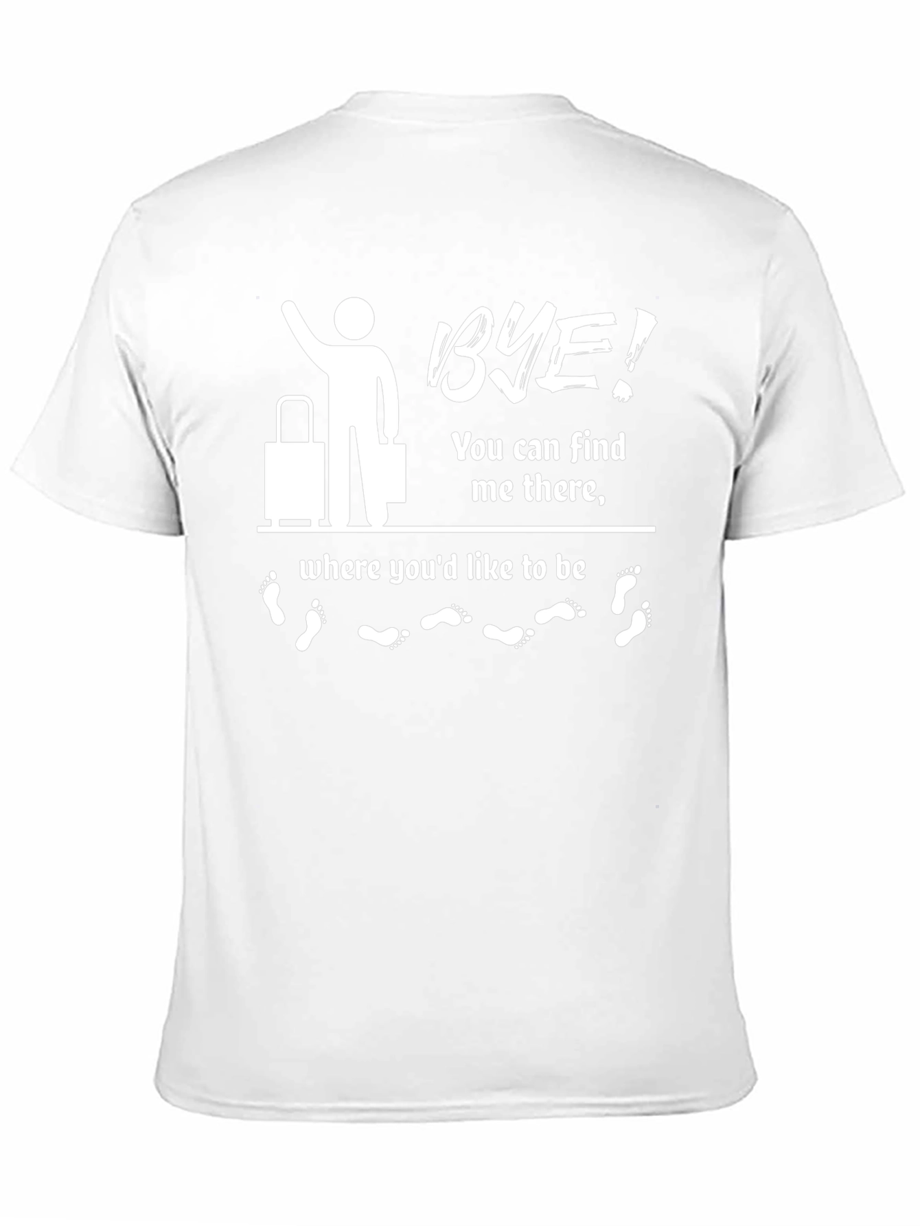 Bye! Novelty Graphic T-Shirt