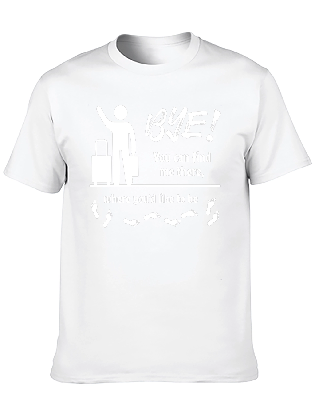 Bye! Novelty Graphic T-Shirt