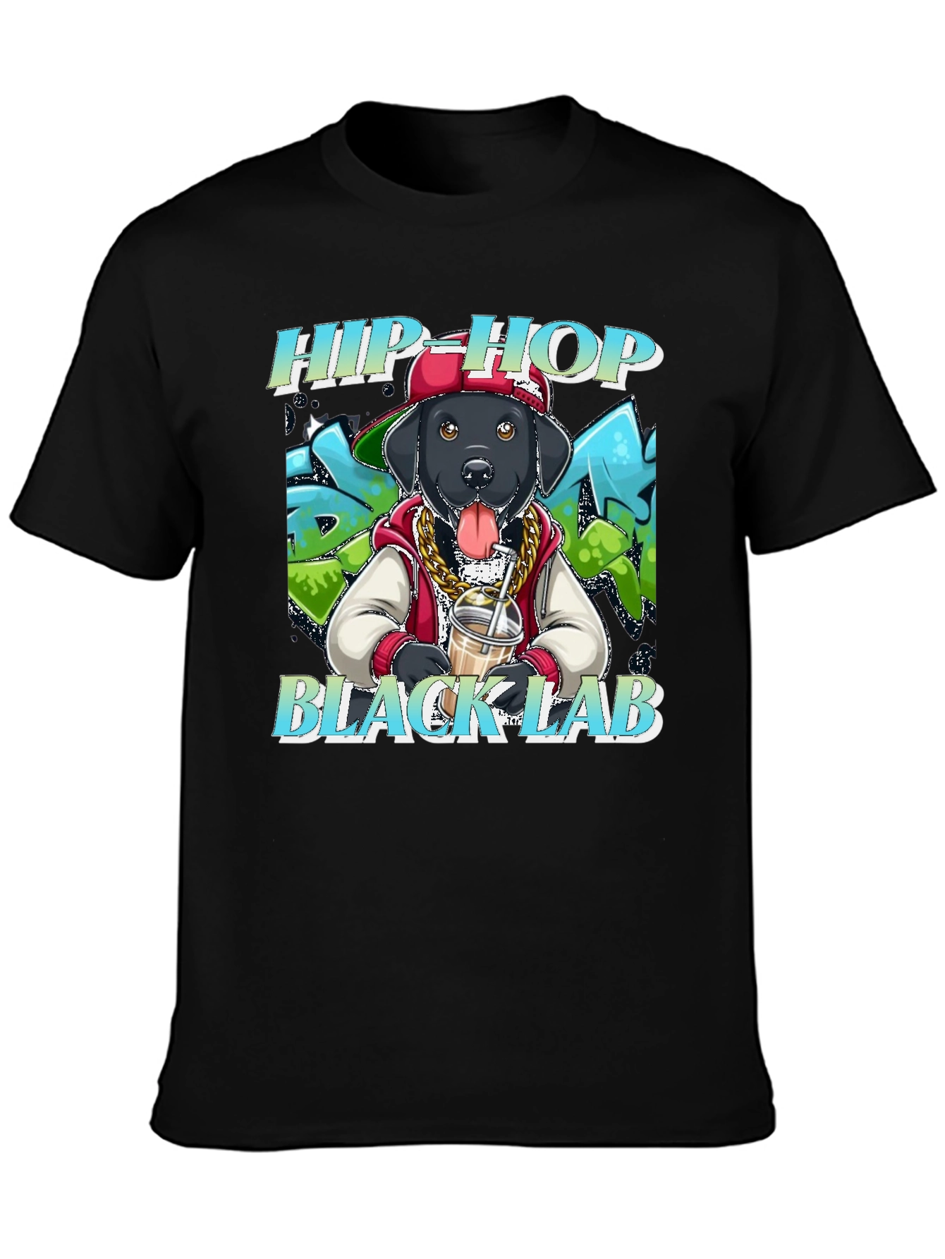 Hip Hop Black Lab T-Shirt