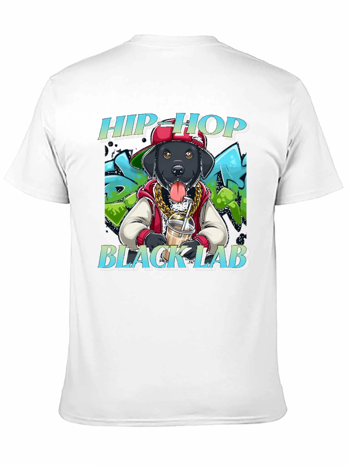 Hip Hop Black Lab T-Shirt
