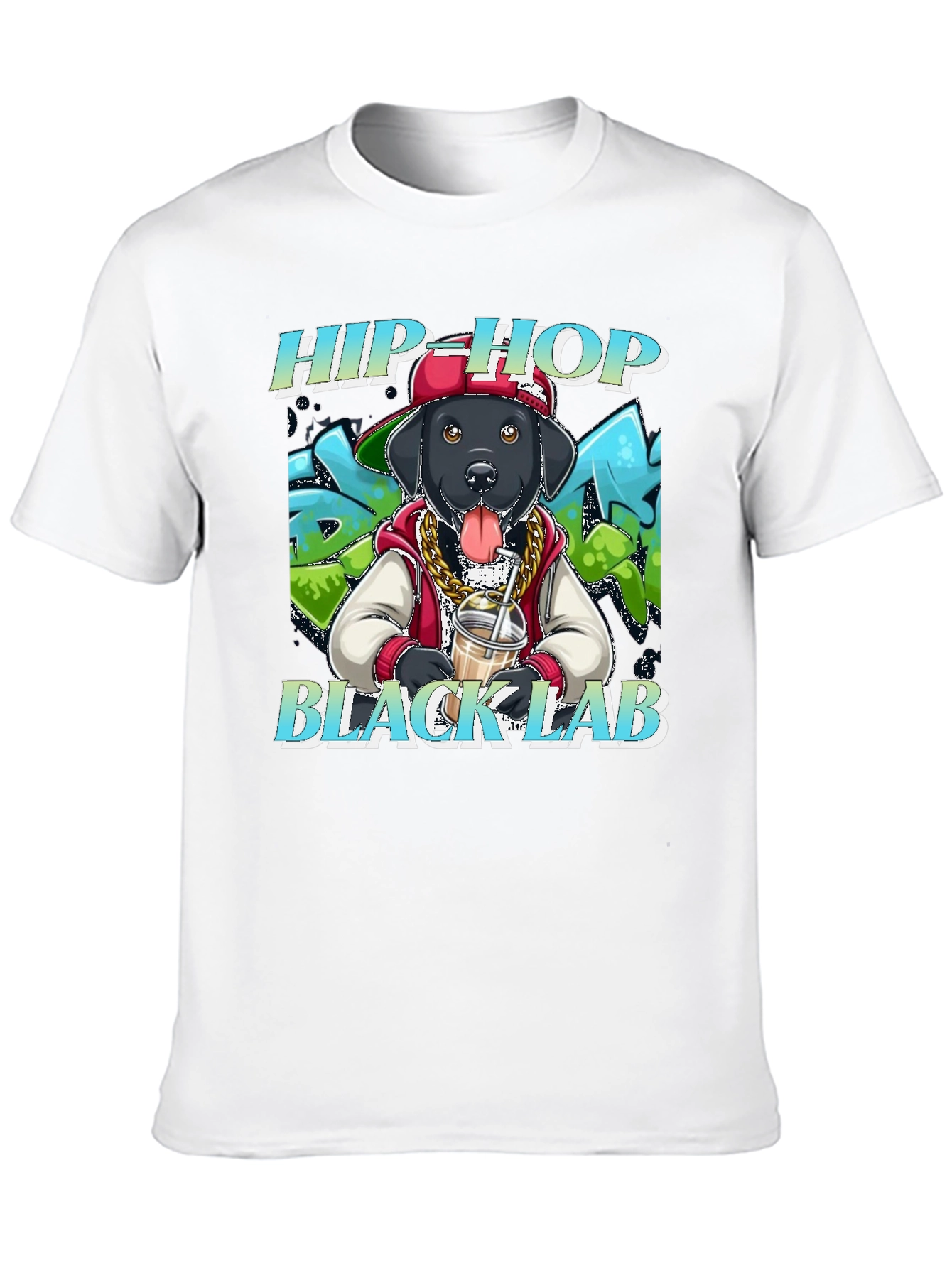 Hip Hop Black Lab T-Shirt