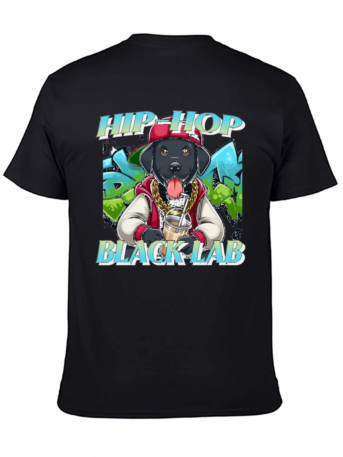 Hip Hop Black Lab T-Shirt