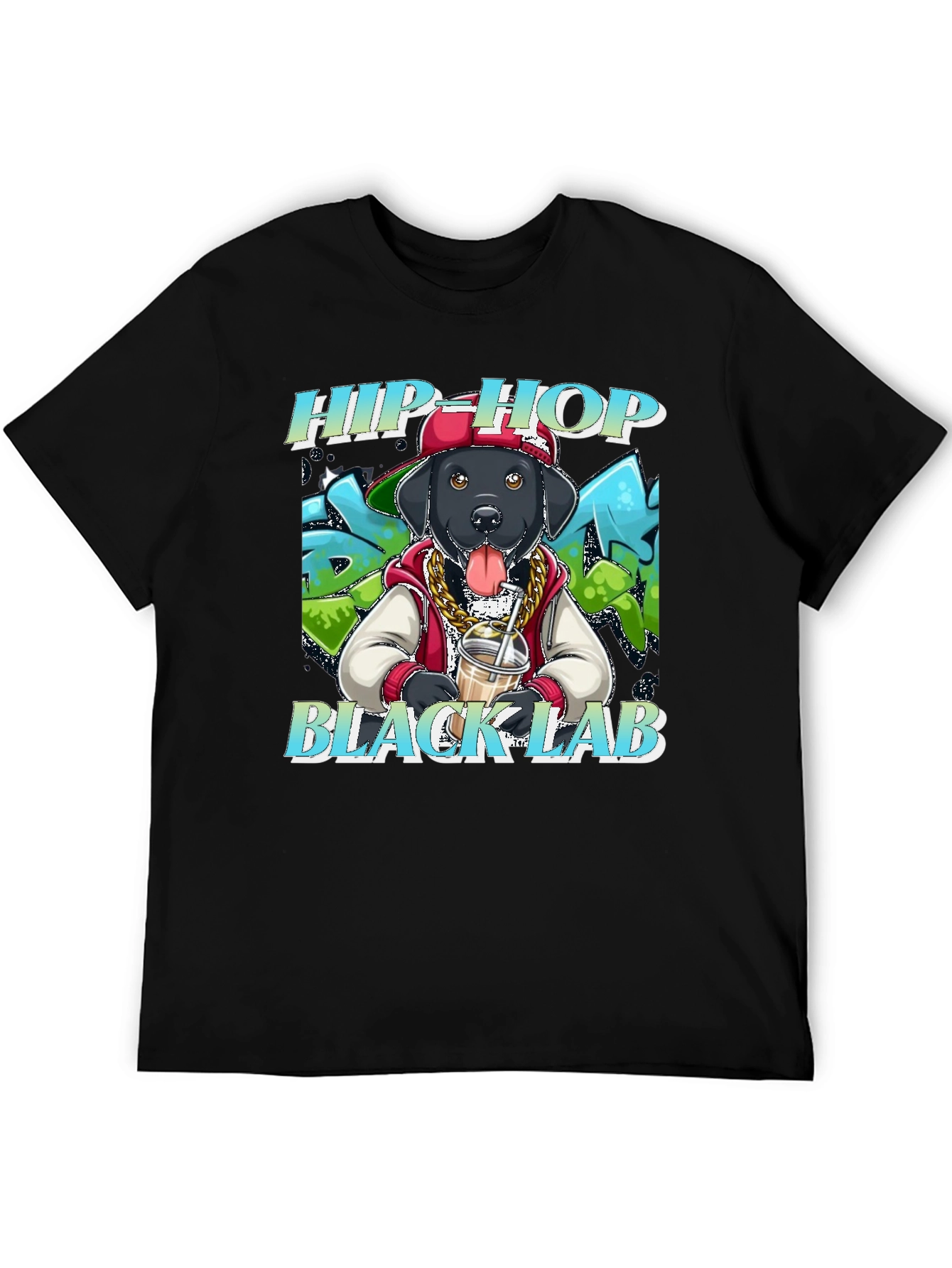 Hip Hop Black Lab T-Shirt