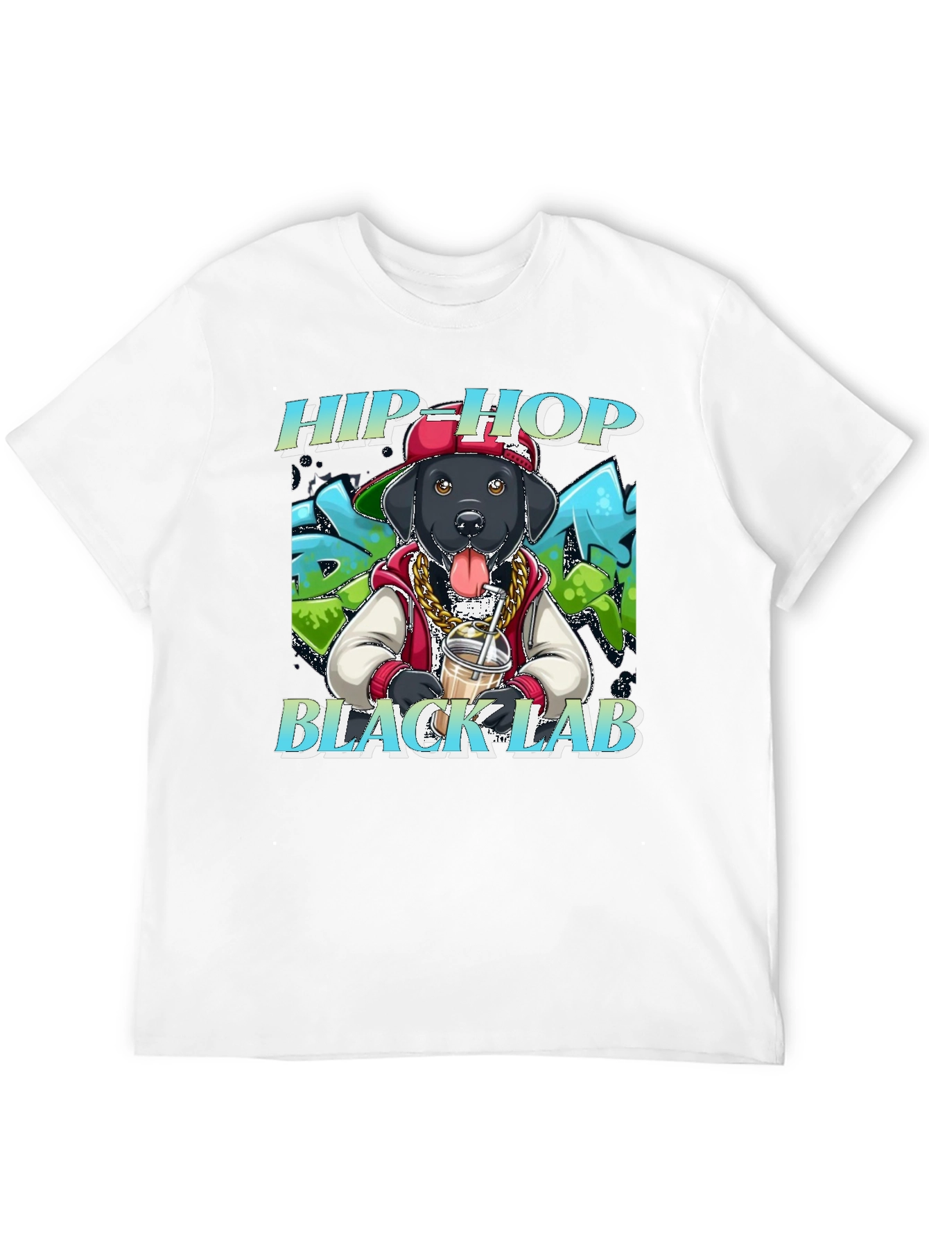 Hip Hop Black Lab T-Shirt