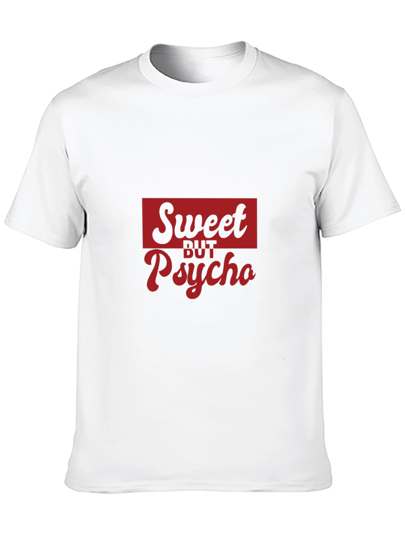 Sweet But Psycho Graphic Tee - Black Cotton T-Shirt