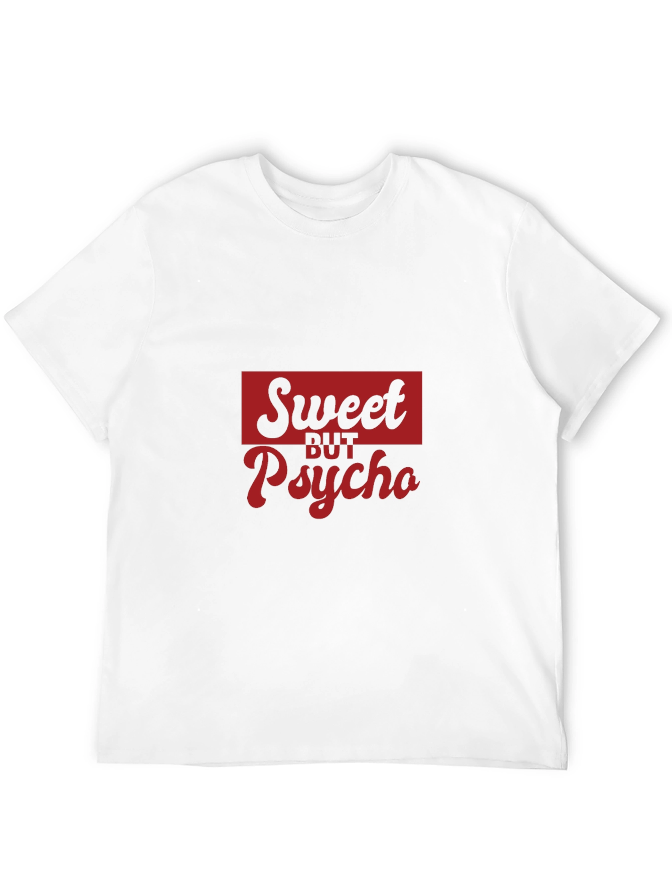 Sweet But Psycho Graphic Tee - Black Cotton T-Shirt