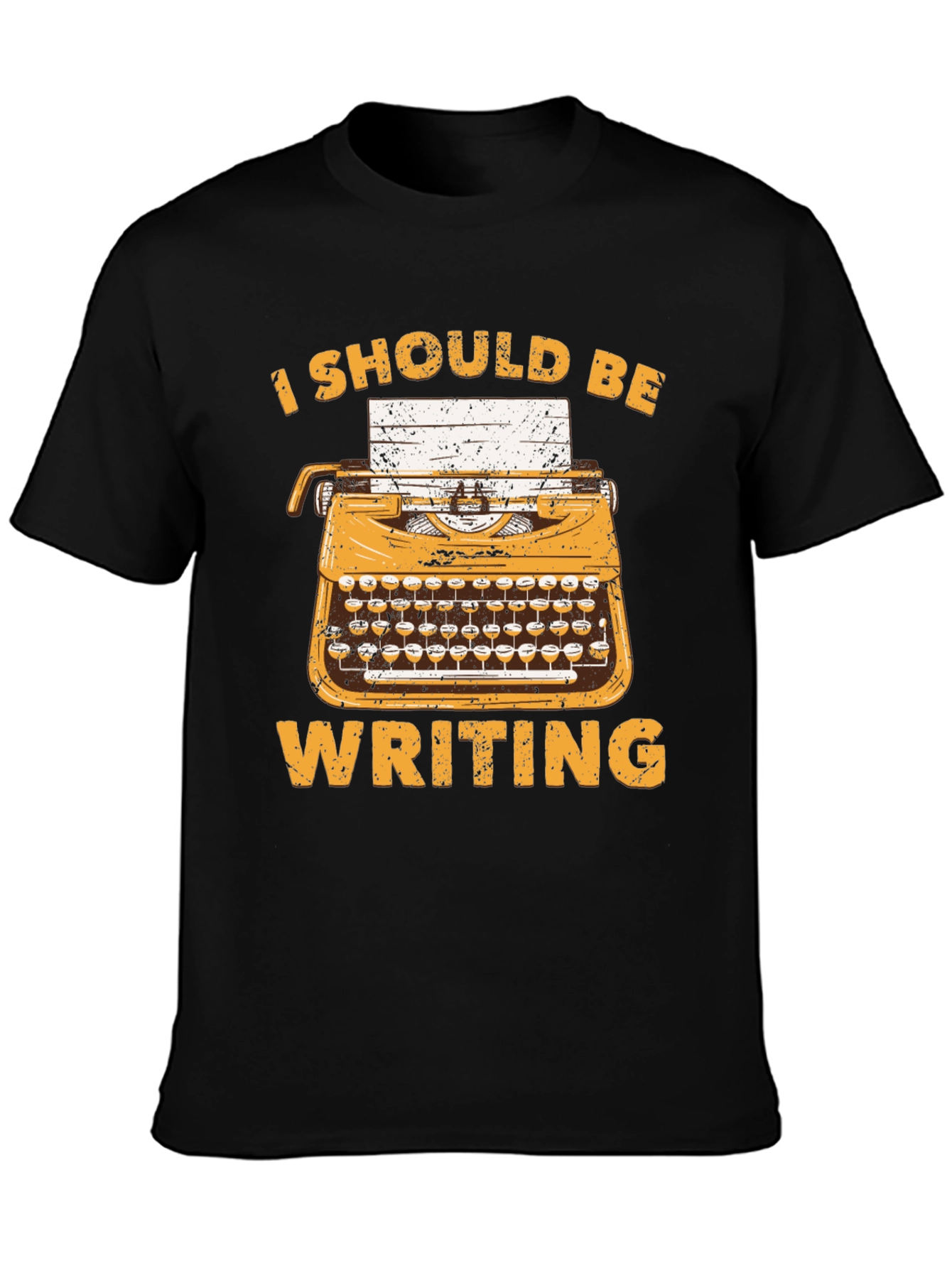 I Should Be Writing T-Shirt - Novelty Writer Tee