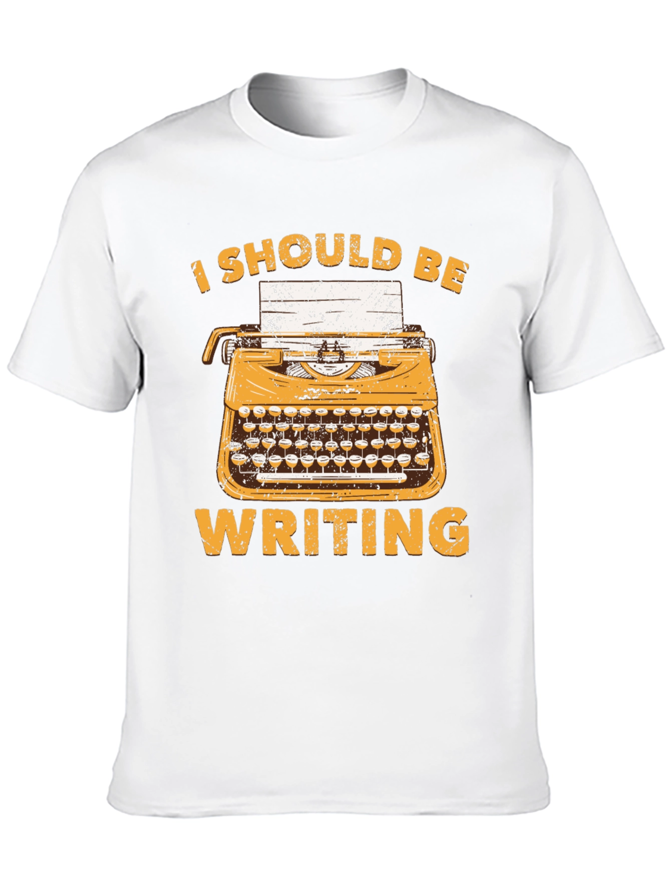 I Should Be Writing T-Shirt - Novelty Writer Tee