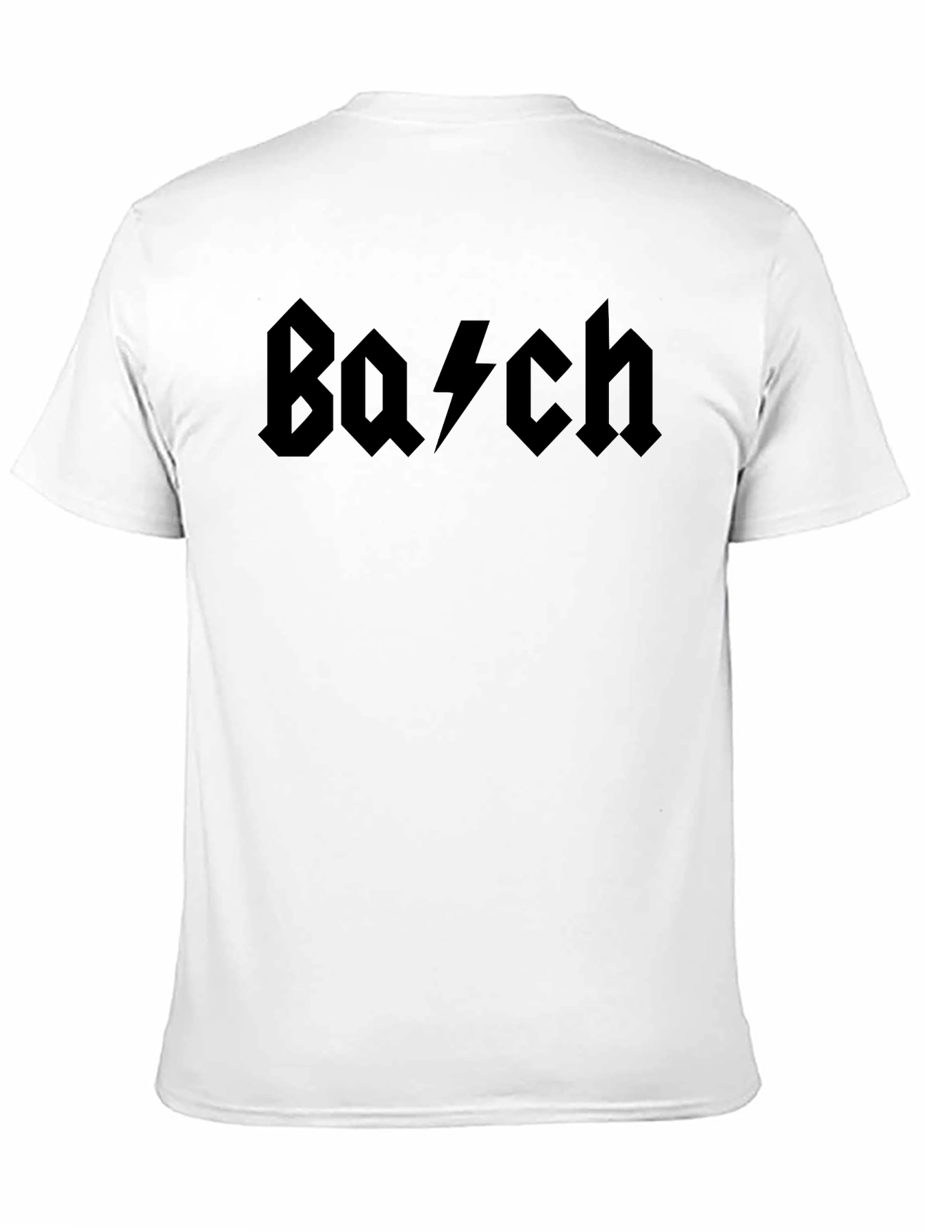 Bach AC DC Style Black T-Shirt