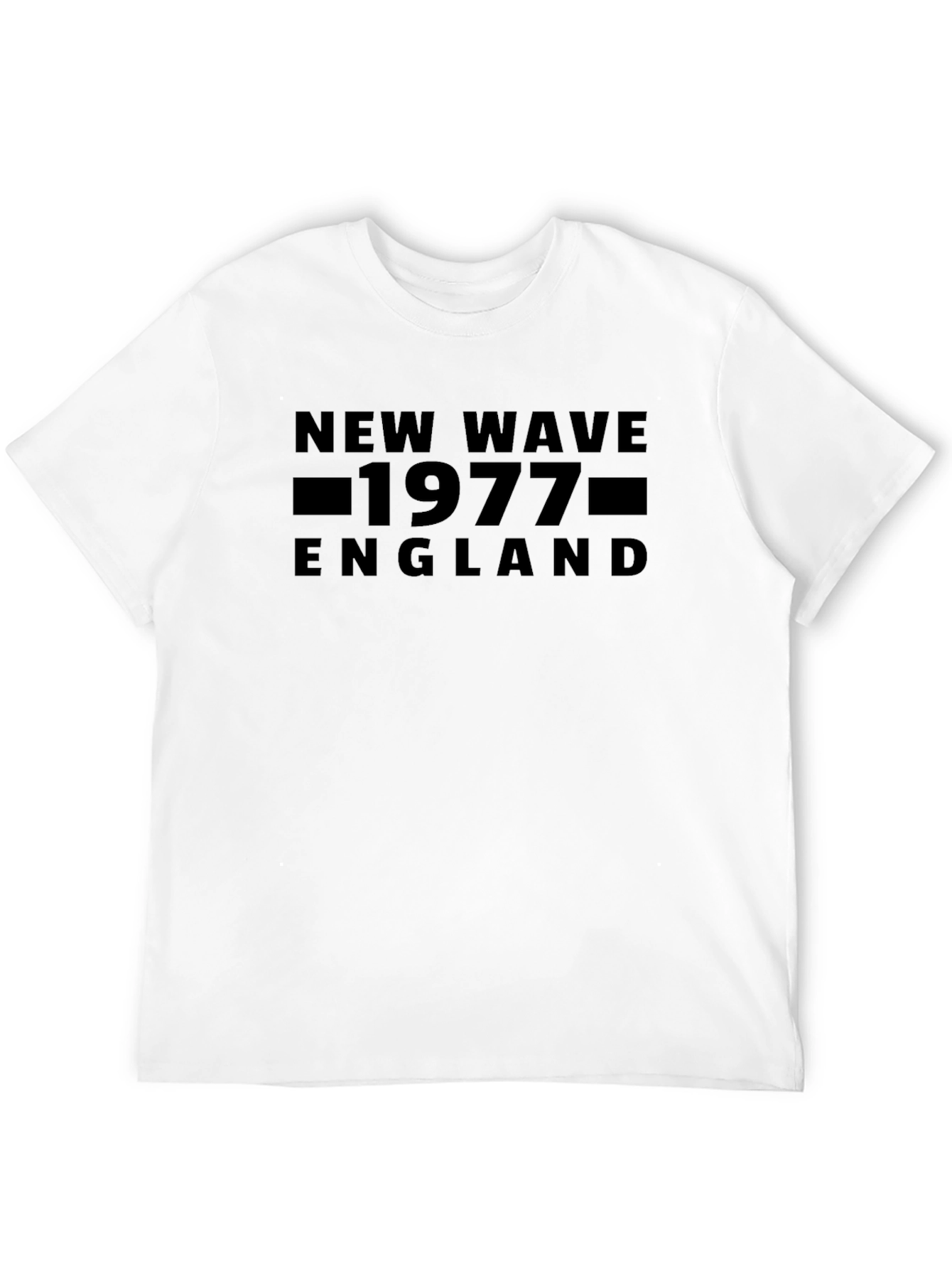 New Wave 1977 England Tee - Classic Rock Style