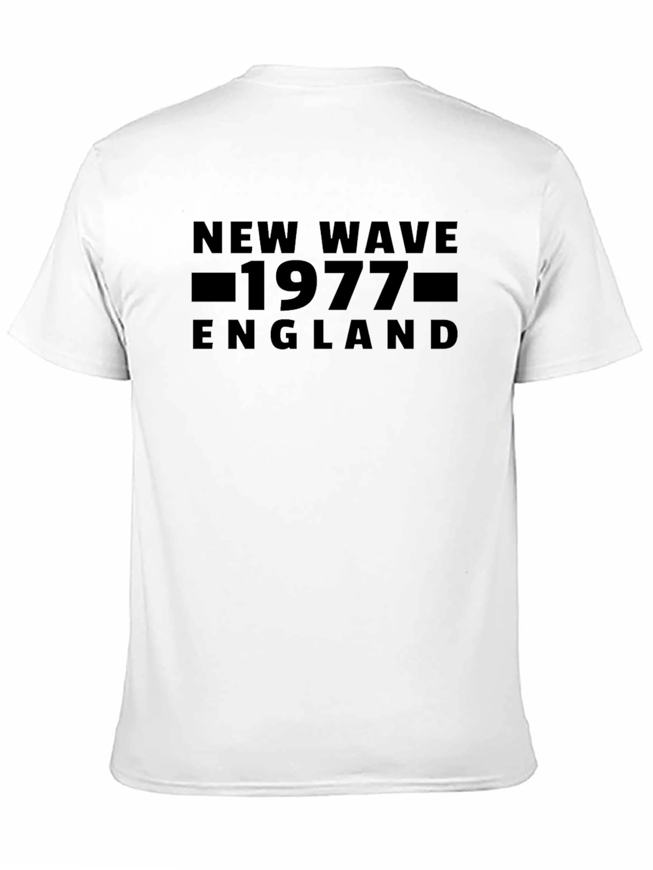 New Wave 1977 England Tee - Classic Rock Style