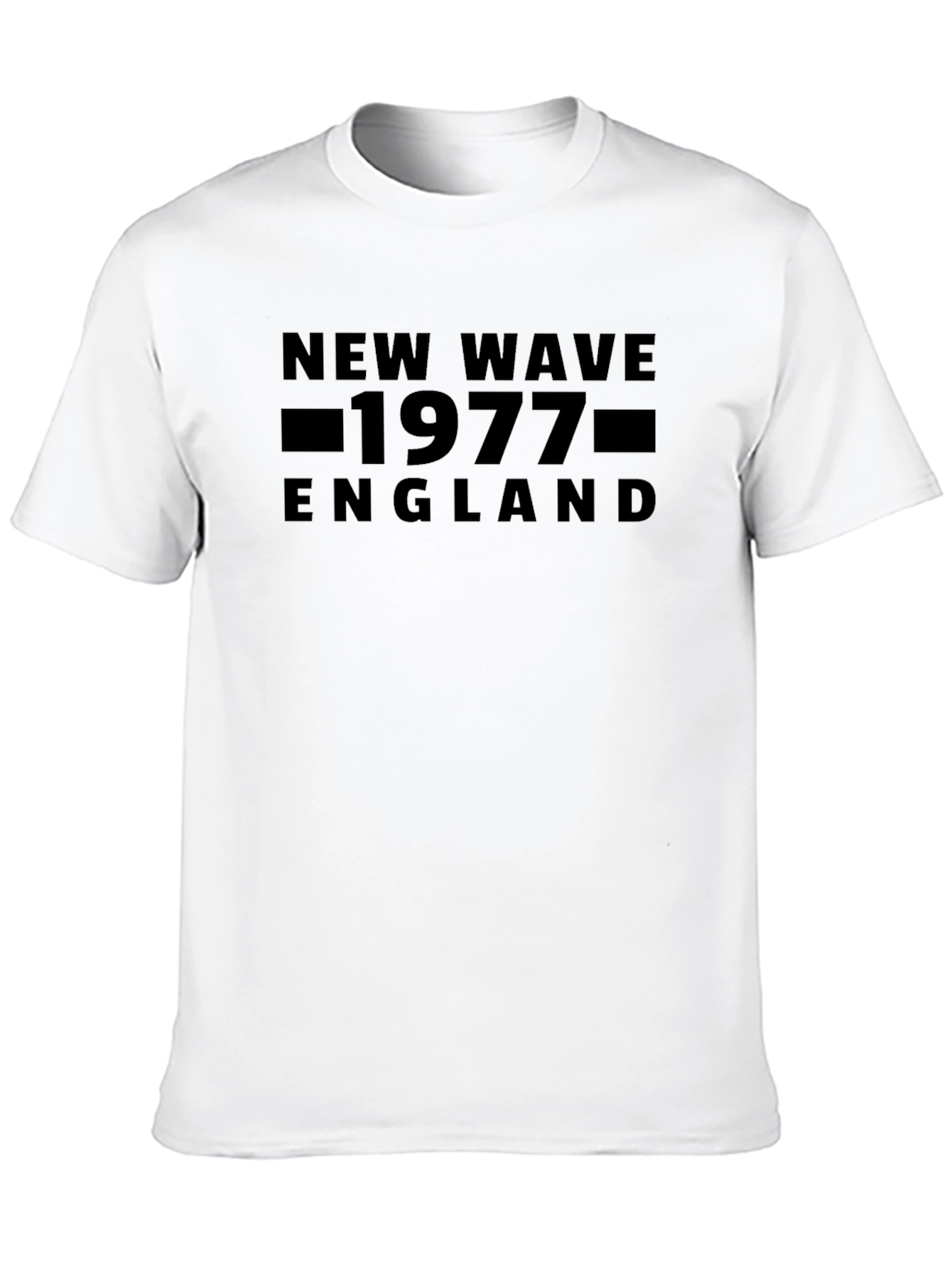 New Wave 1977 England Tee - Classic Rock Style