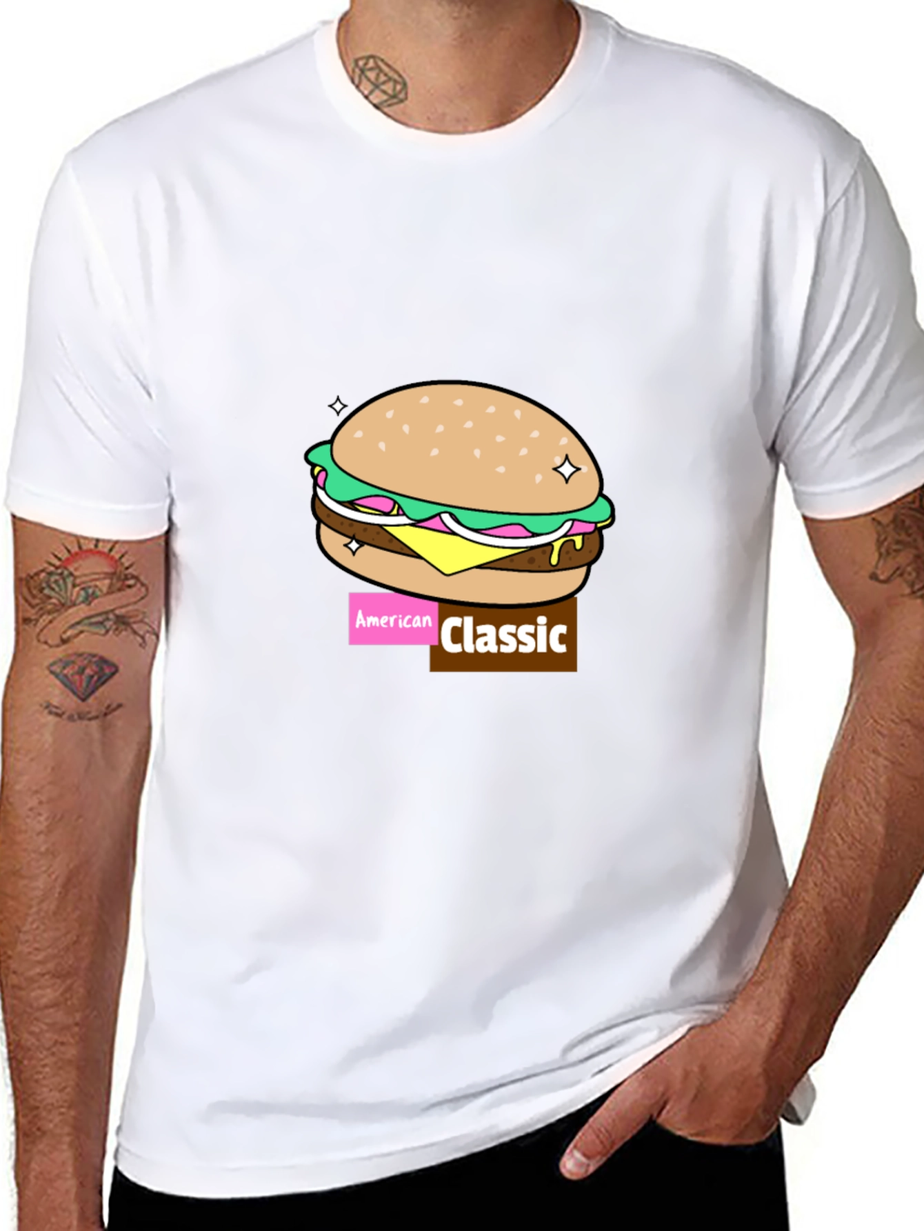American Classic Burger Graphic Tee