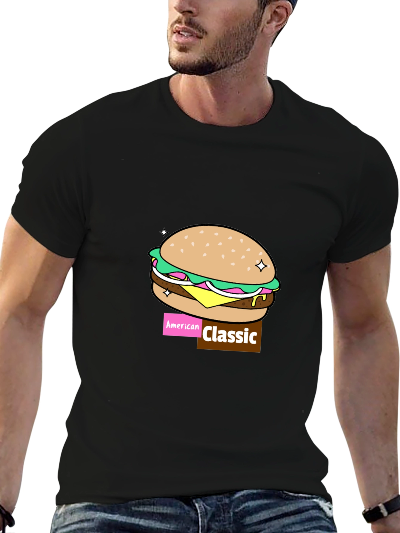 American Classic Burger Graphic Tee